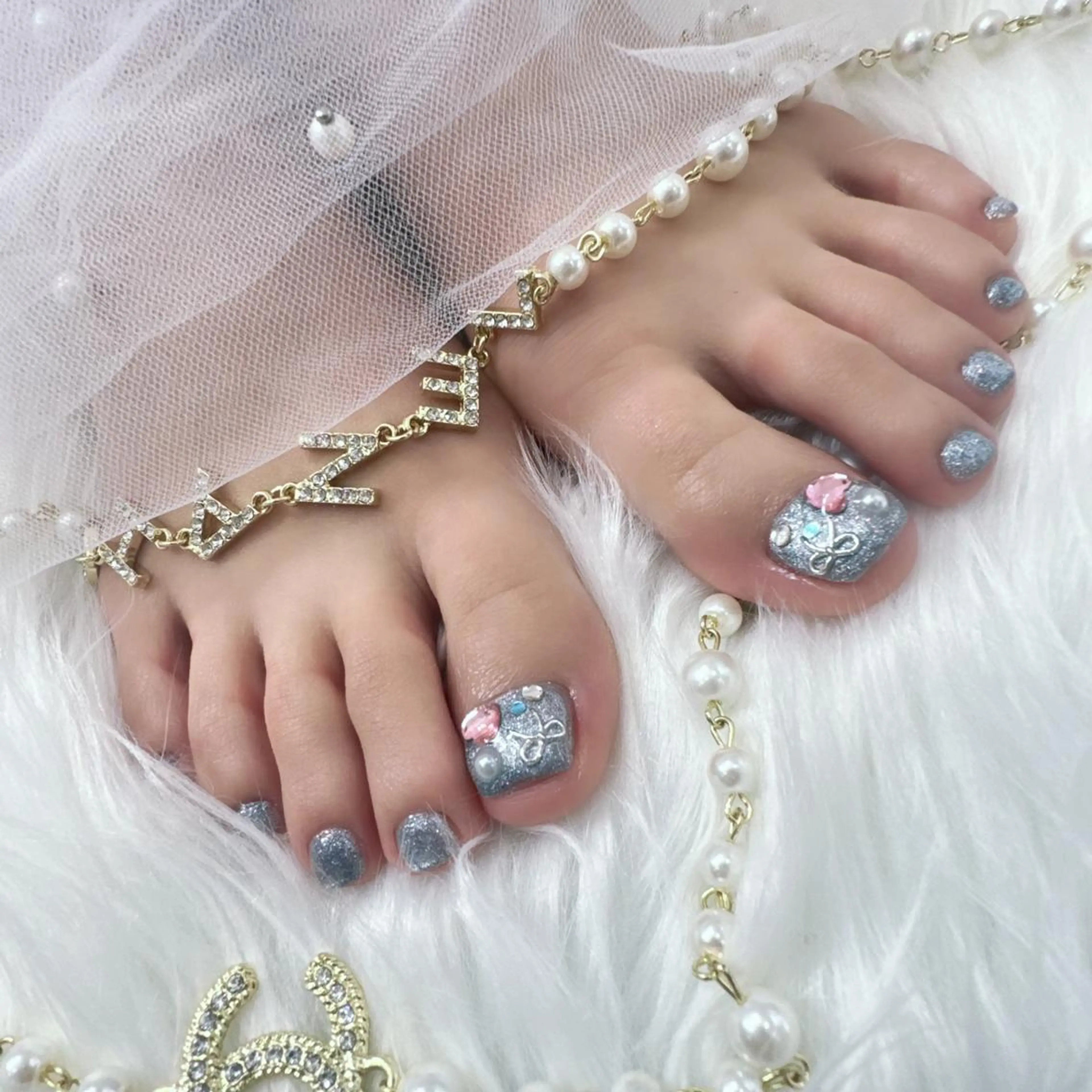 【FOOTオフ無し】定額2本アート［フットバス込み］の写真