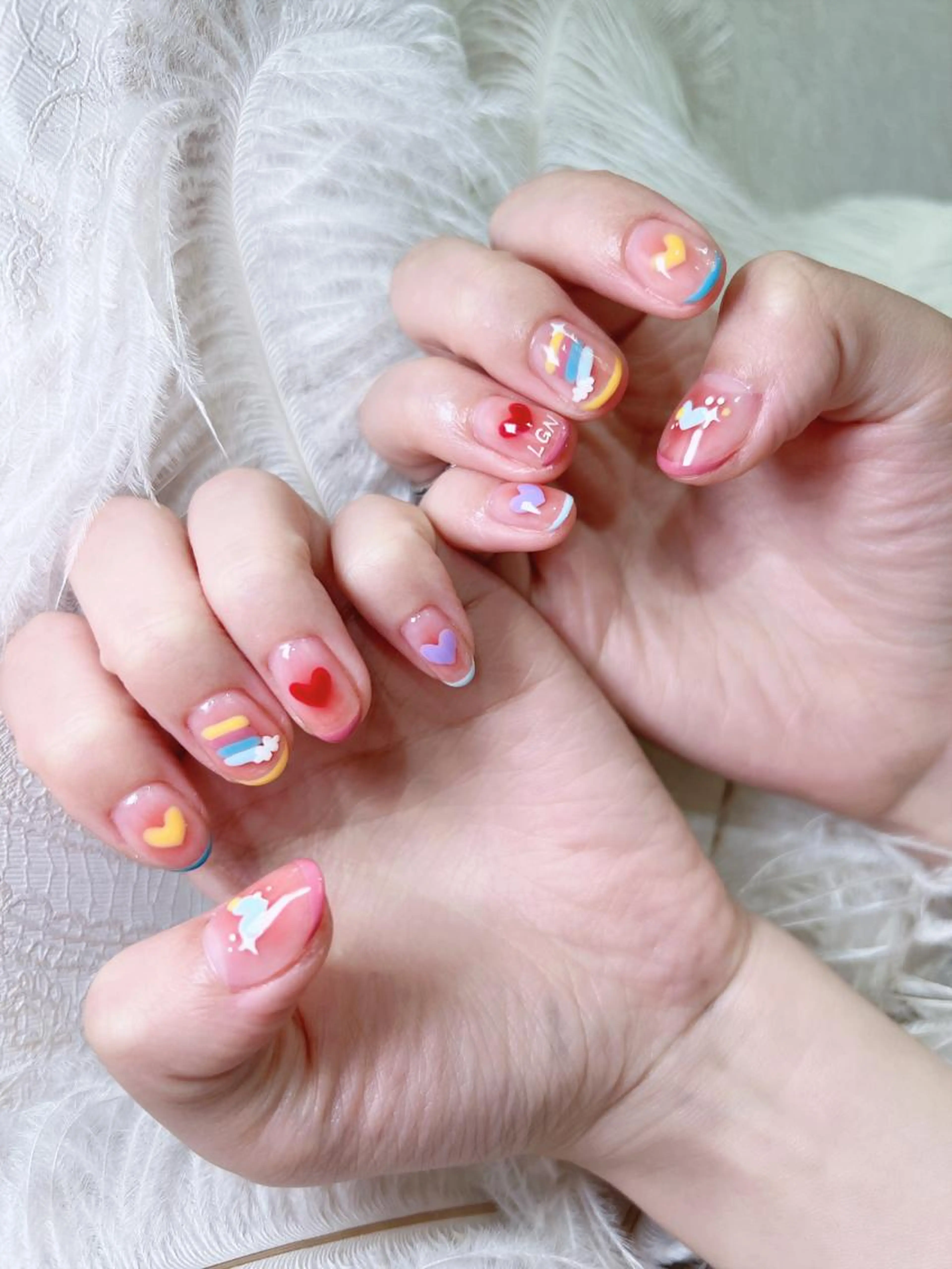 🎀写真持込デザイン(ショート自爪)※¥4200~デザイン&金額のご相談いたします(自店のジェルオフ無料、丁寧ケア込み)の写真