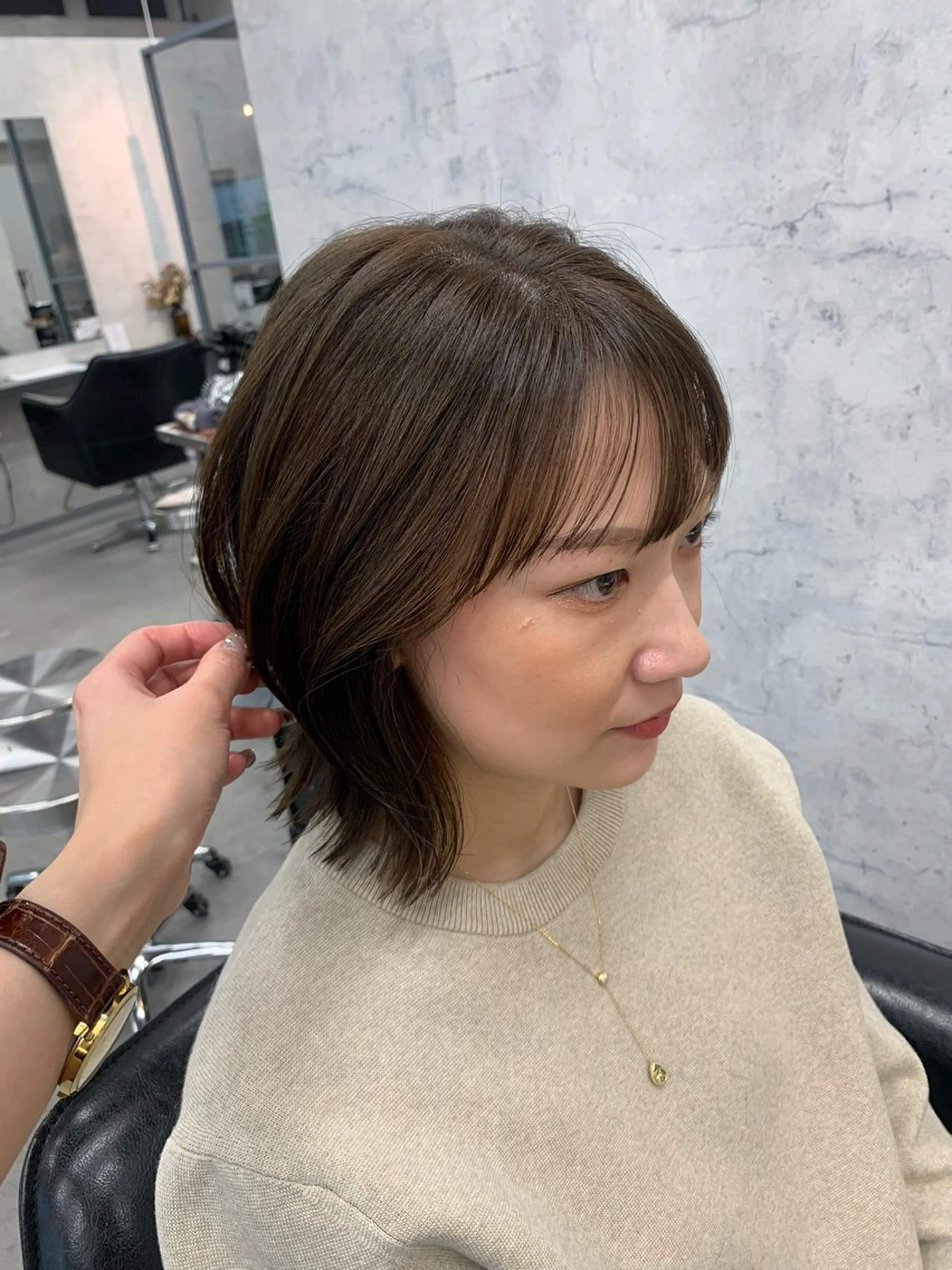 ミディアム 銀座/レイヤー 🌷nonoka🌷のヘアスタイル