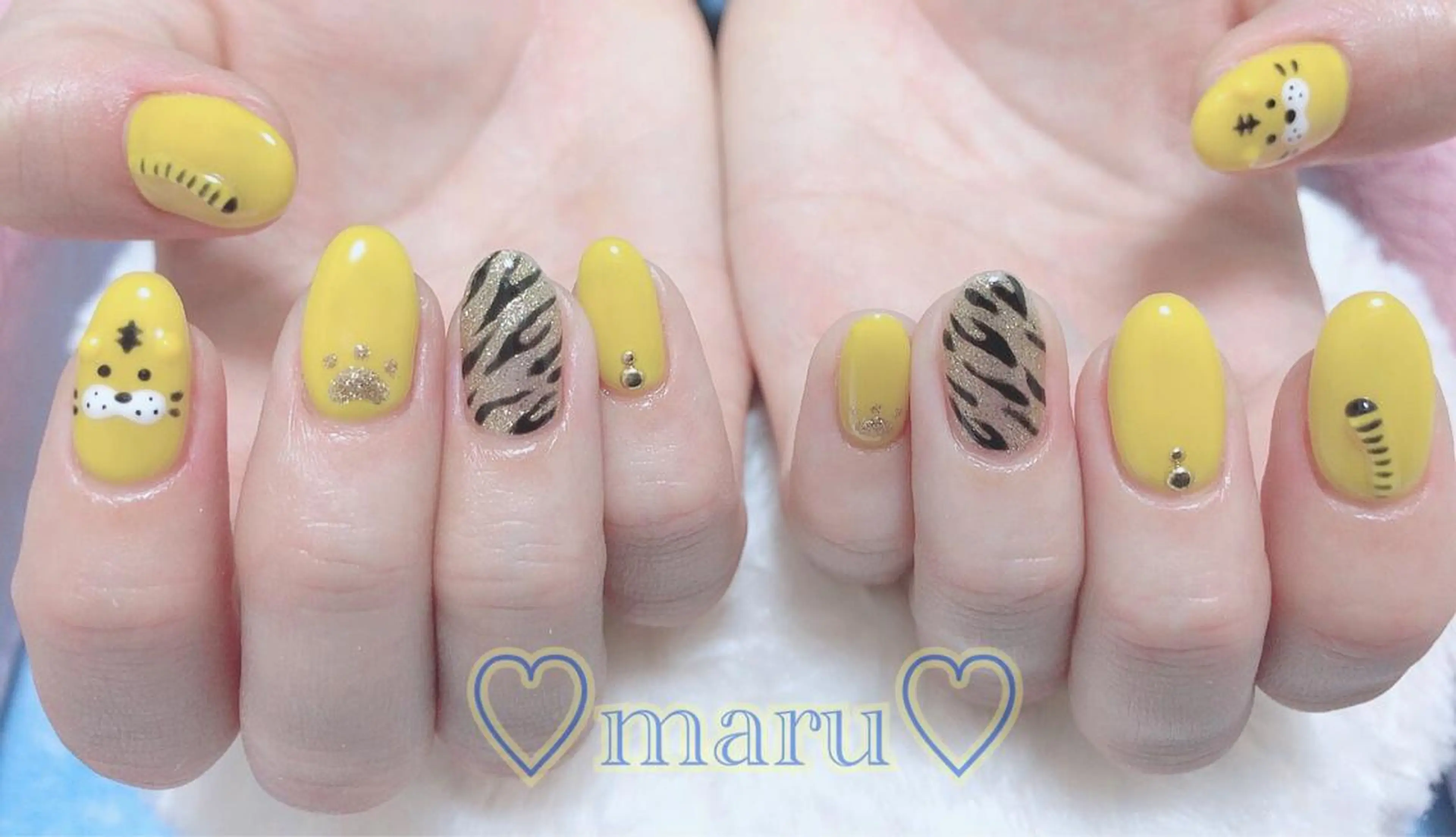 ネイル ハンドネイル フットネイル まるみ ♡のネイルデザイン