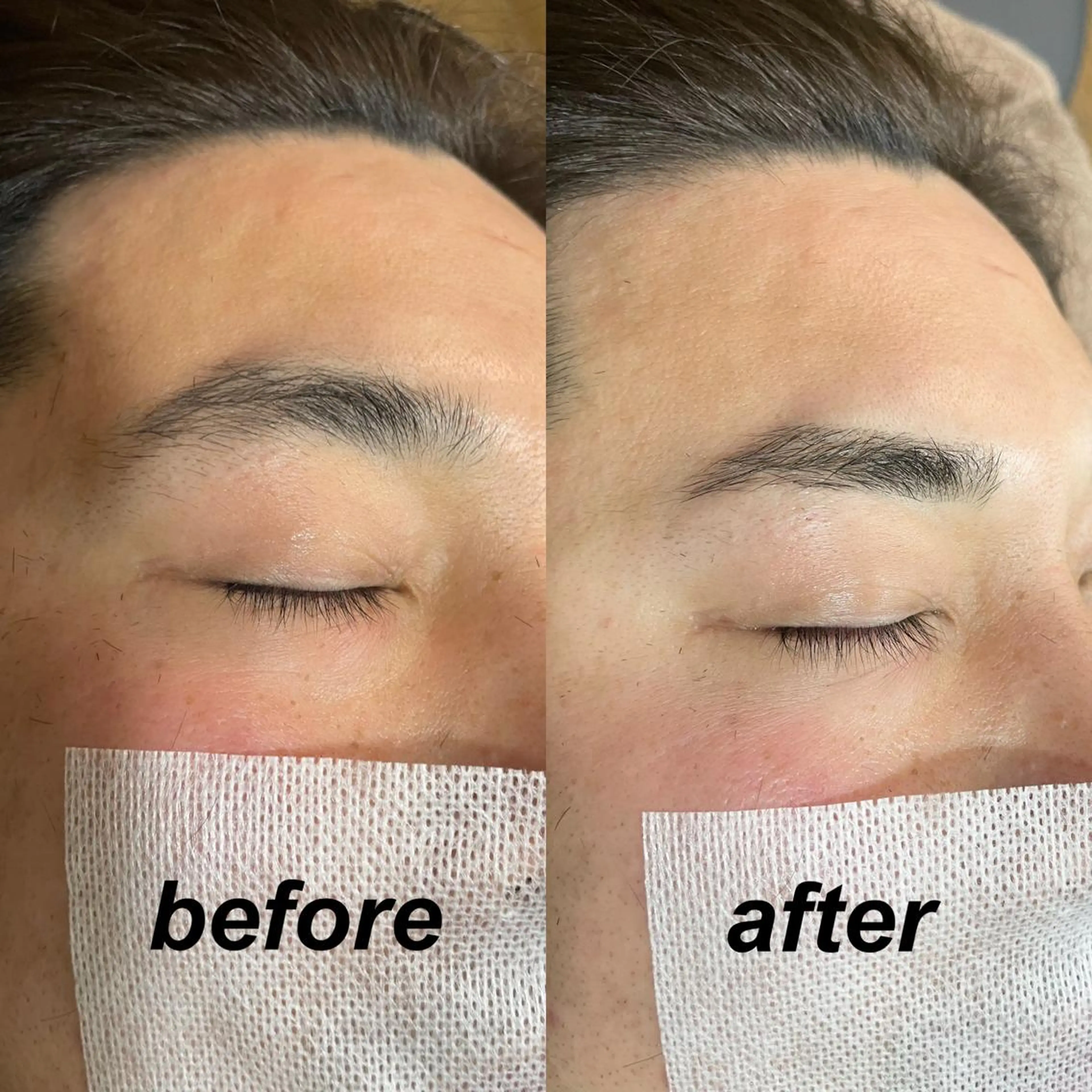 アイブロウ 眉毛ワックス脱毛 アタ ムのヘアスタイル