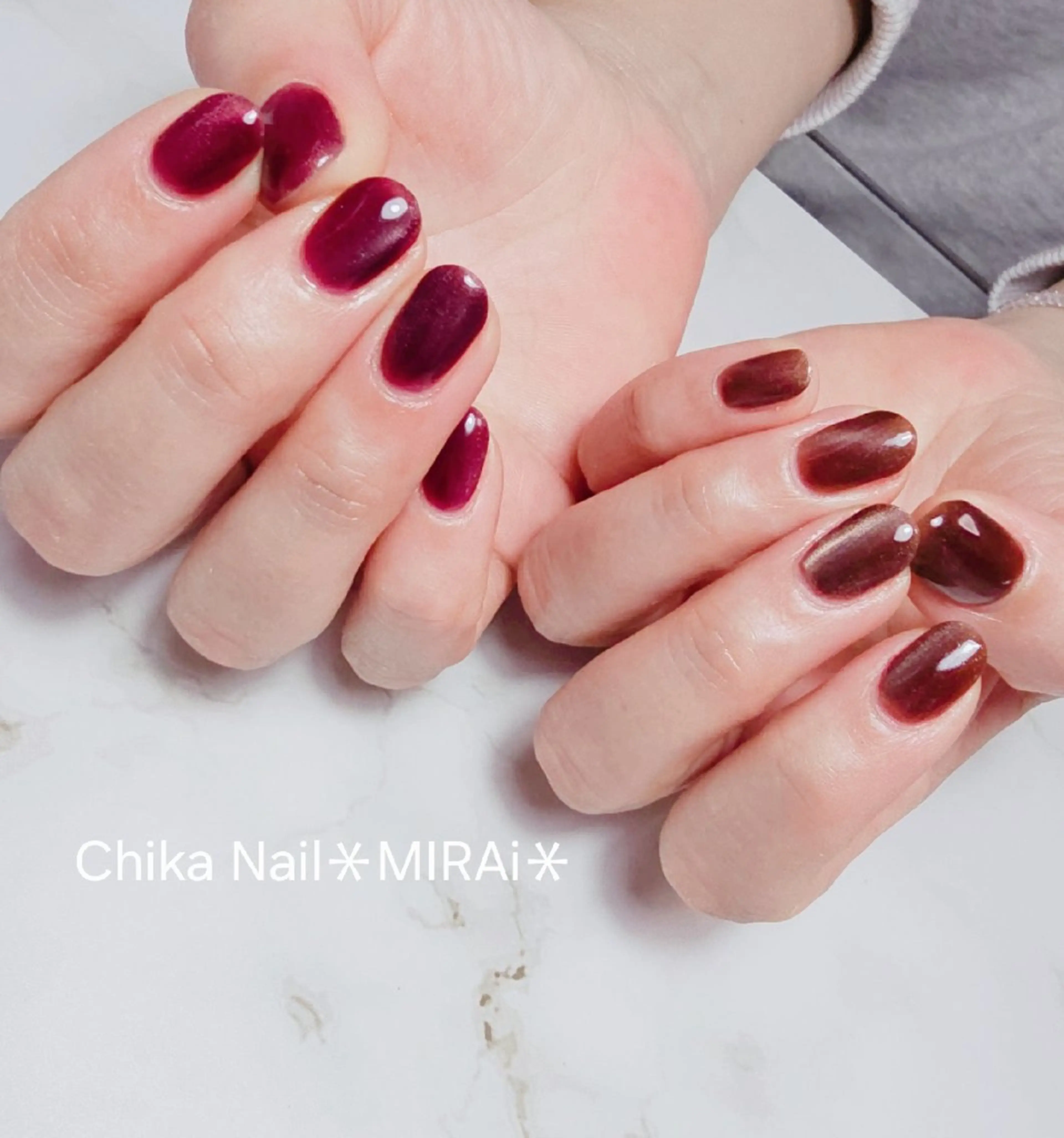ネイル マグネットネイル Chika  Nail MIRAIのネイルデザイン