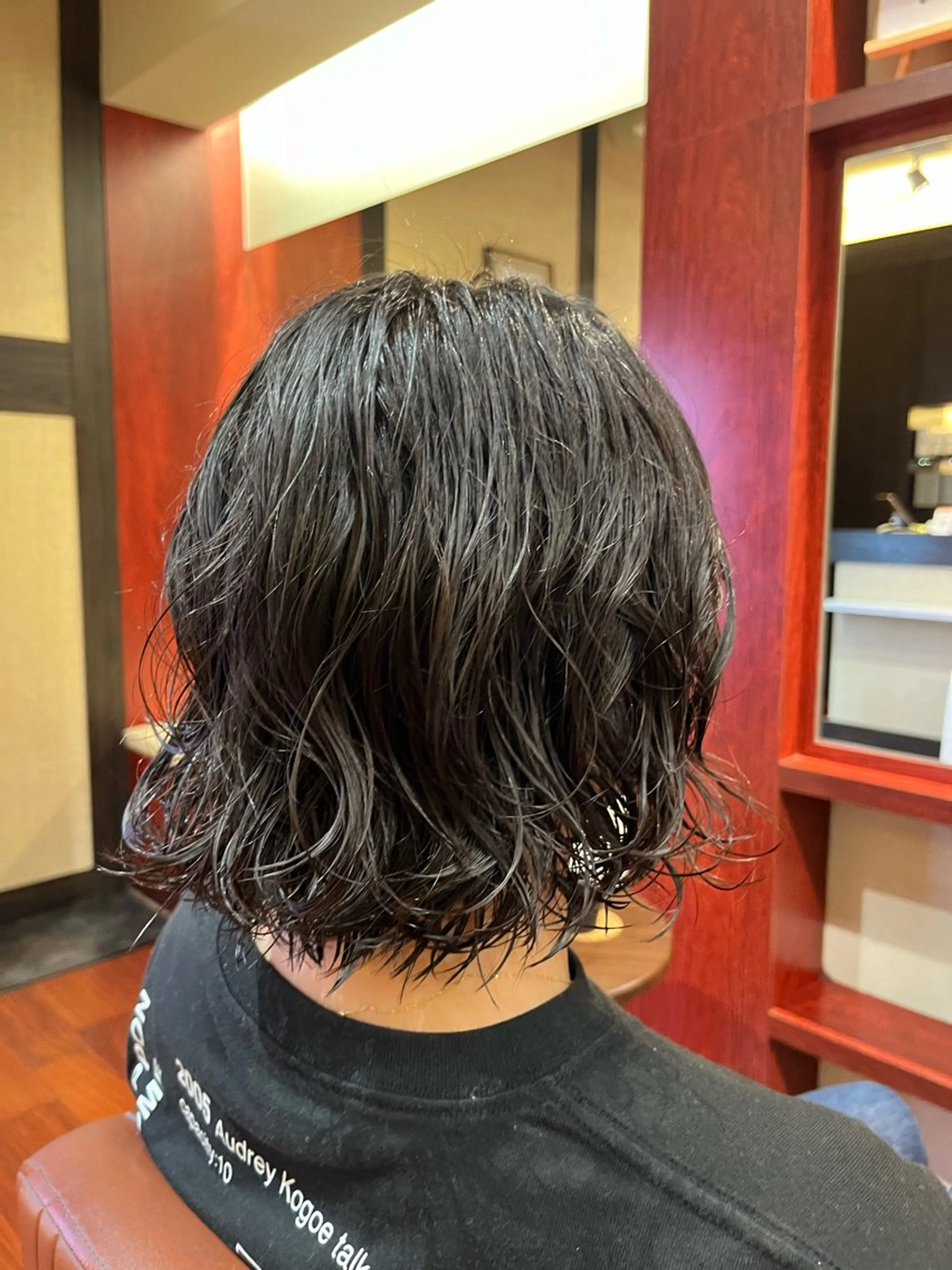 ミディアム パーマ ミディアムパーマ ボブ mulum所属・ボブパーマ/ ウルフパーマ原科🪴のヘアスタイル