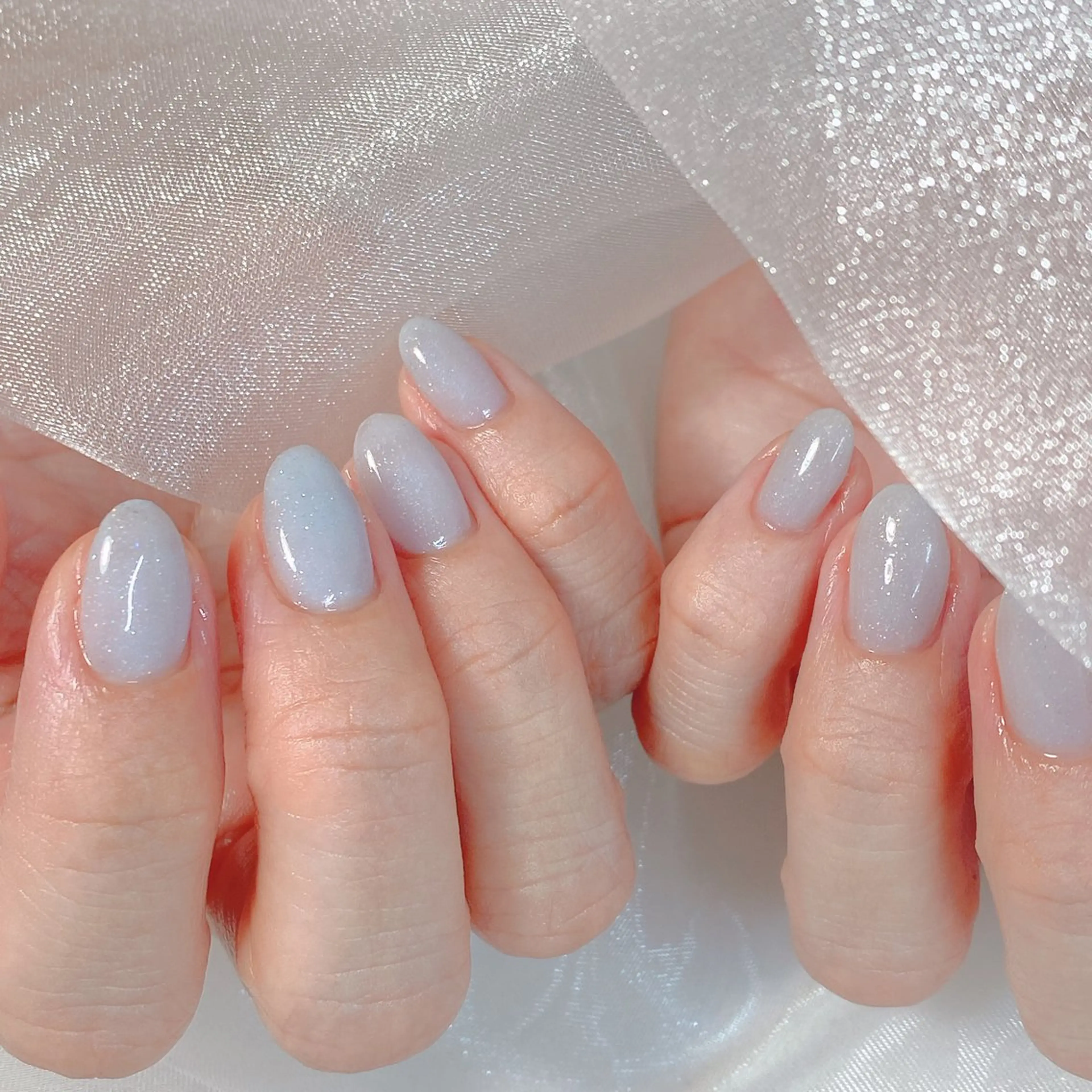 ネイル ブルー 大人キレイ 𝑁𝑖𝑥𝑖𝑠のネイルデザイン