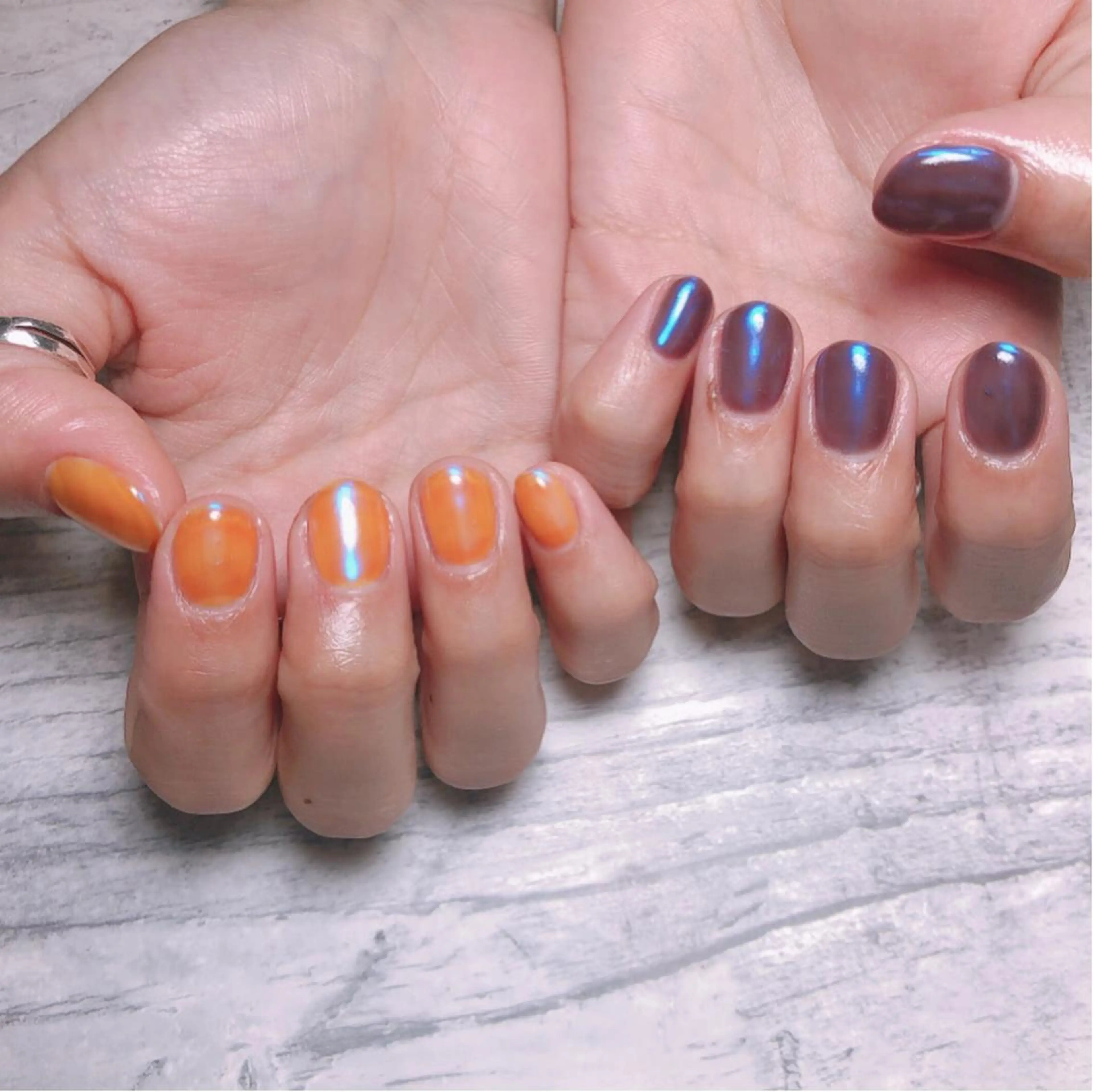 ネイル ミラーネイル 個室ネイルサロンDolly  Girl〜ドーリーガール〜所属・DollyGirl KYOKOのネイルデザイン