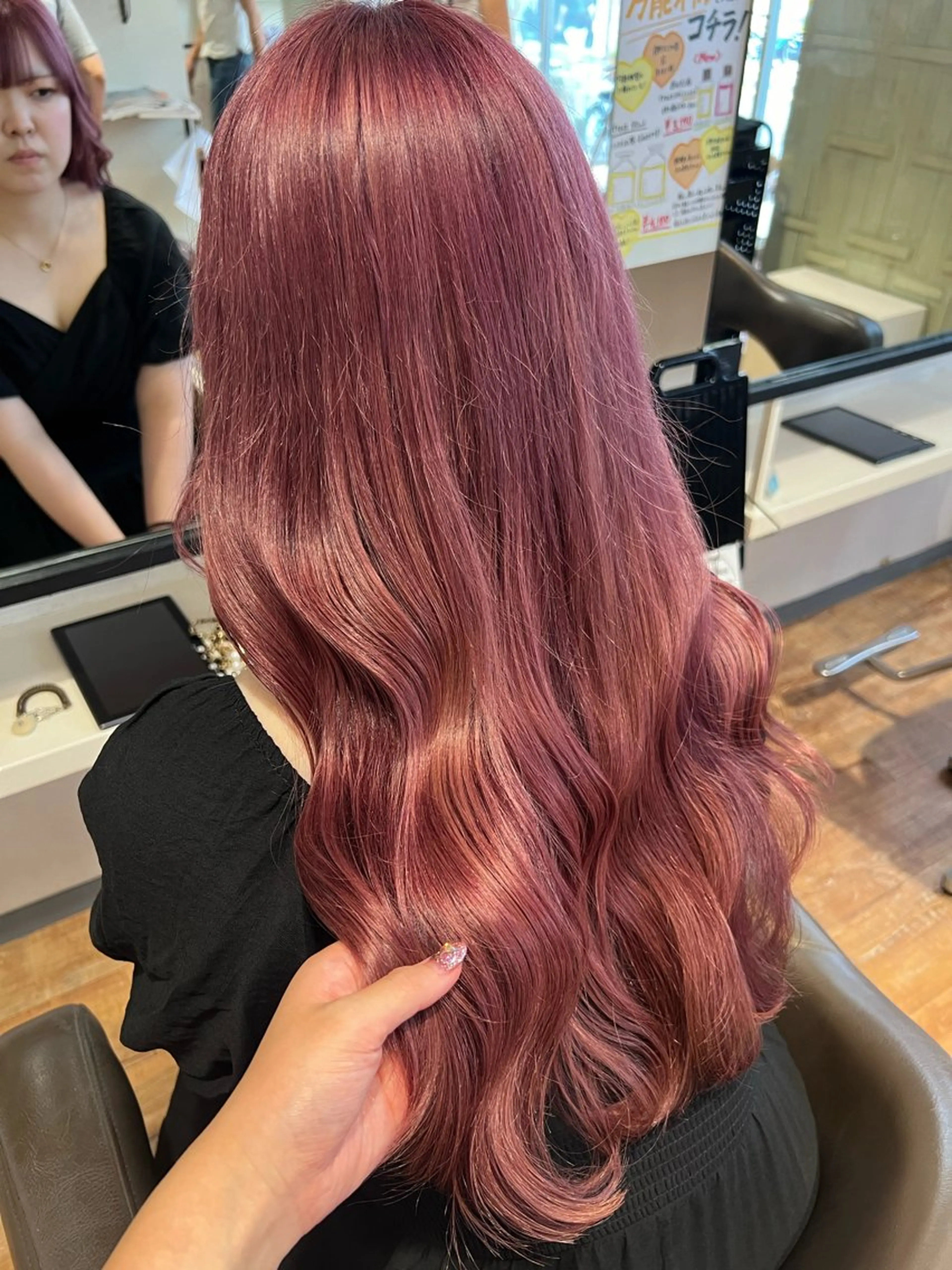 カラー ラベンダーカラー ピンクカラー ピンクラベンダー ヘアカラー トリートメント インナーカラー♡ Nanakoのヘアスタイル