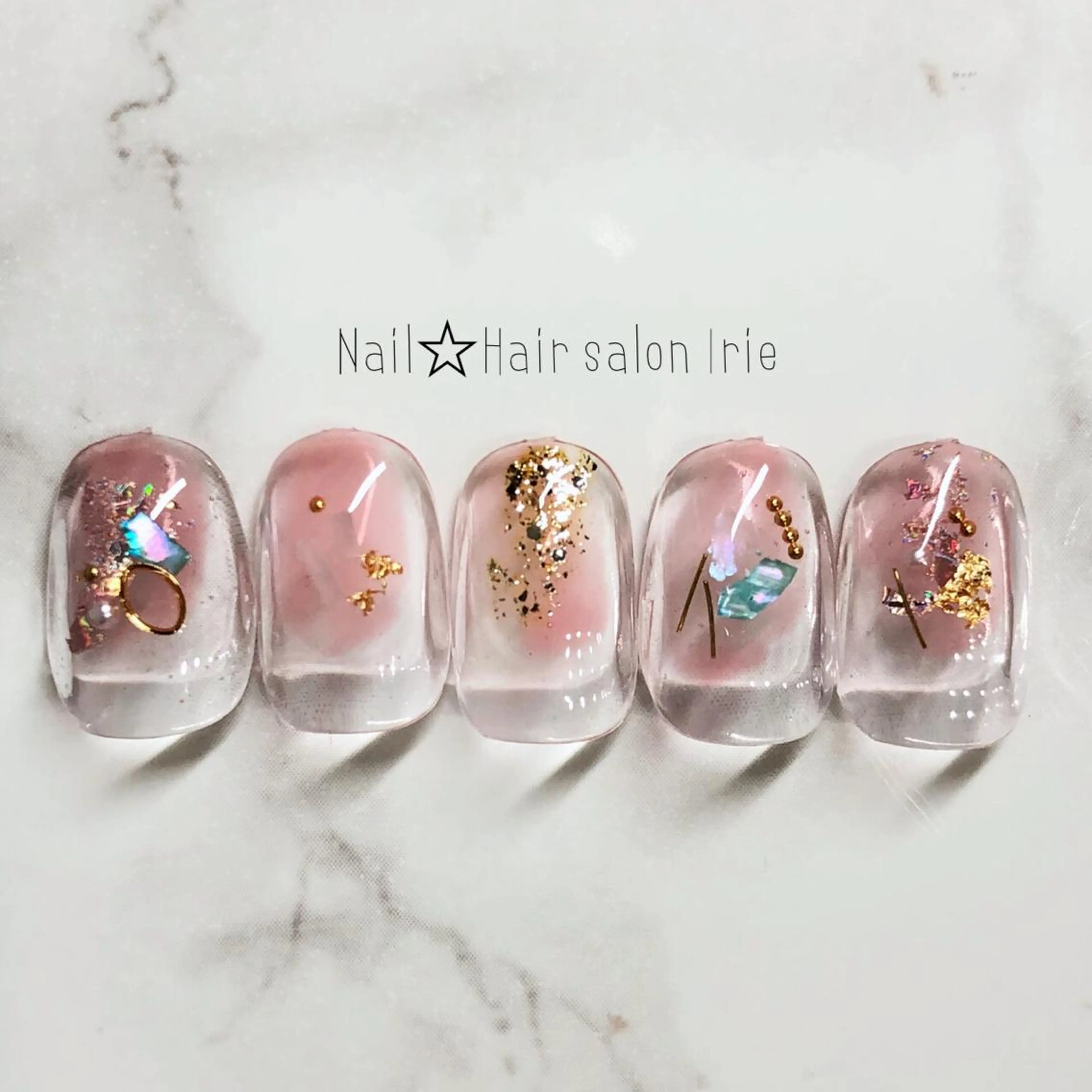 ネイル ハンドネイル Hair salon Irie所属・與儀 知佳のネイルデザイン