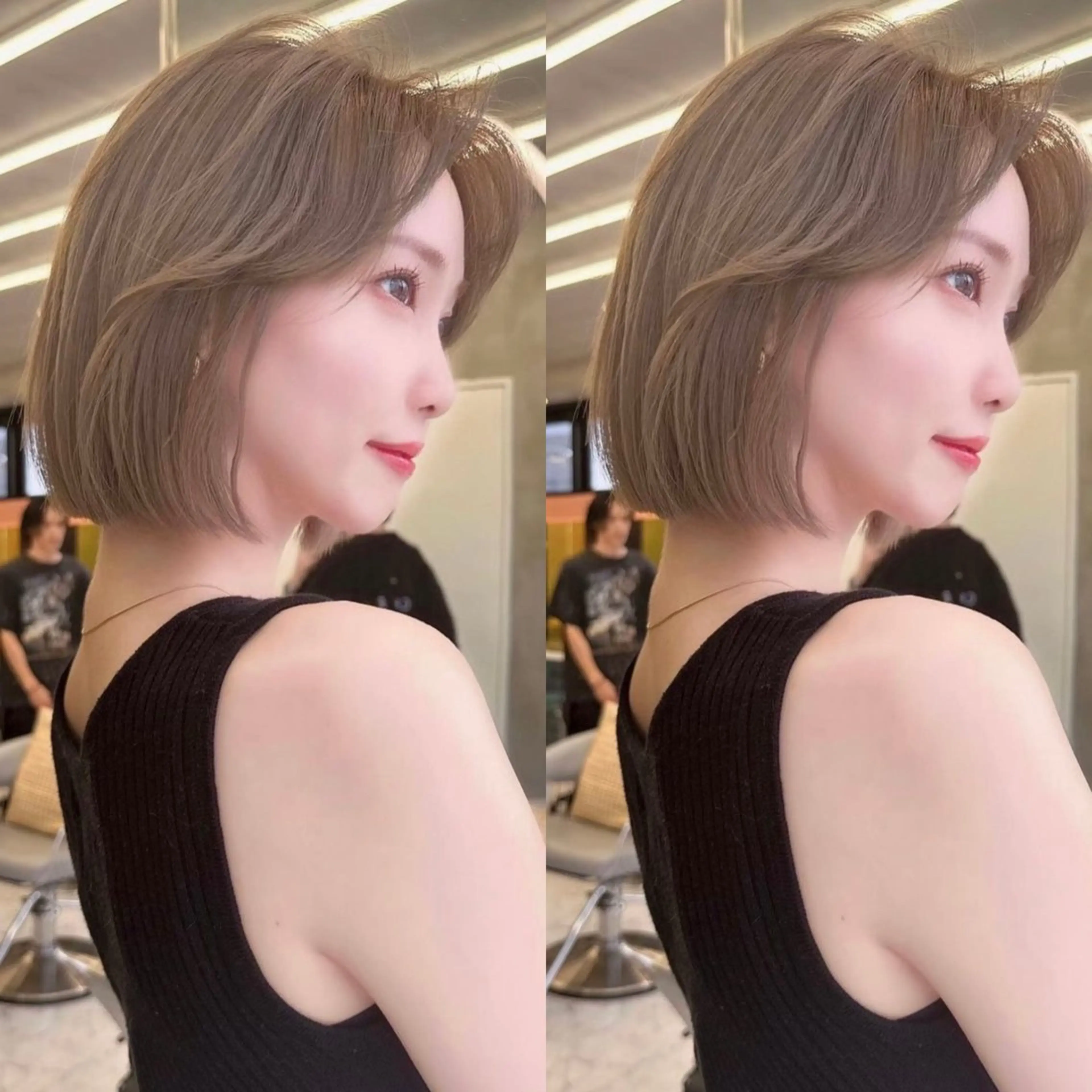 カラー ❤️ブリーチなし💚 ダブルカラー平野実花のヘアスタイル