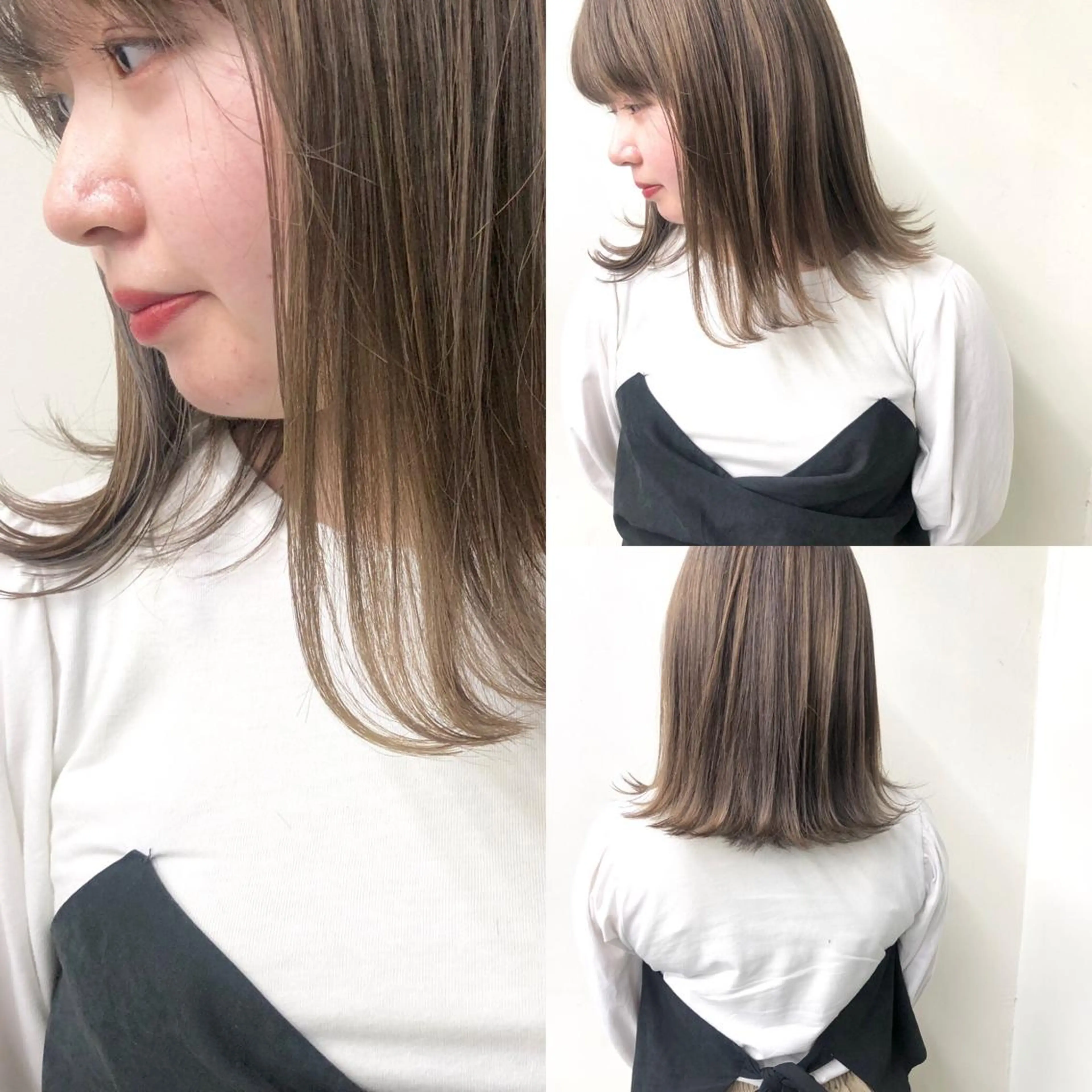 ミディアム ヘアカラー トリートメント 小澤大輔 YOLO hairのヘアスタイル