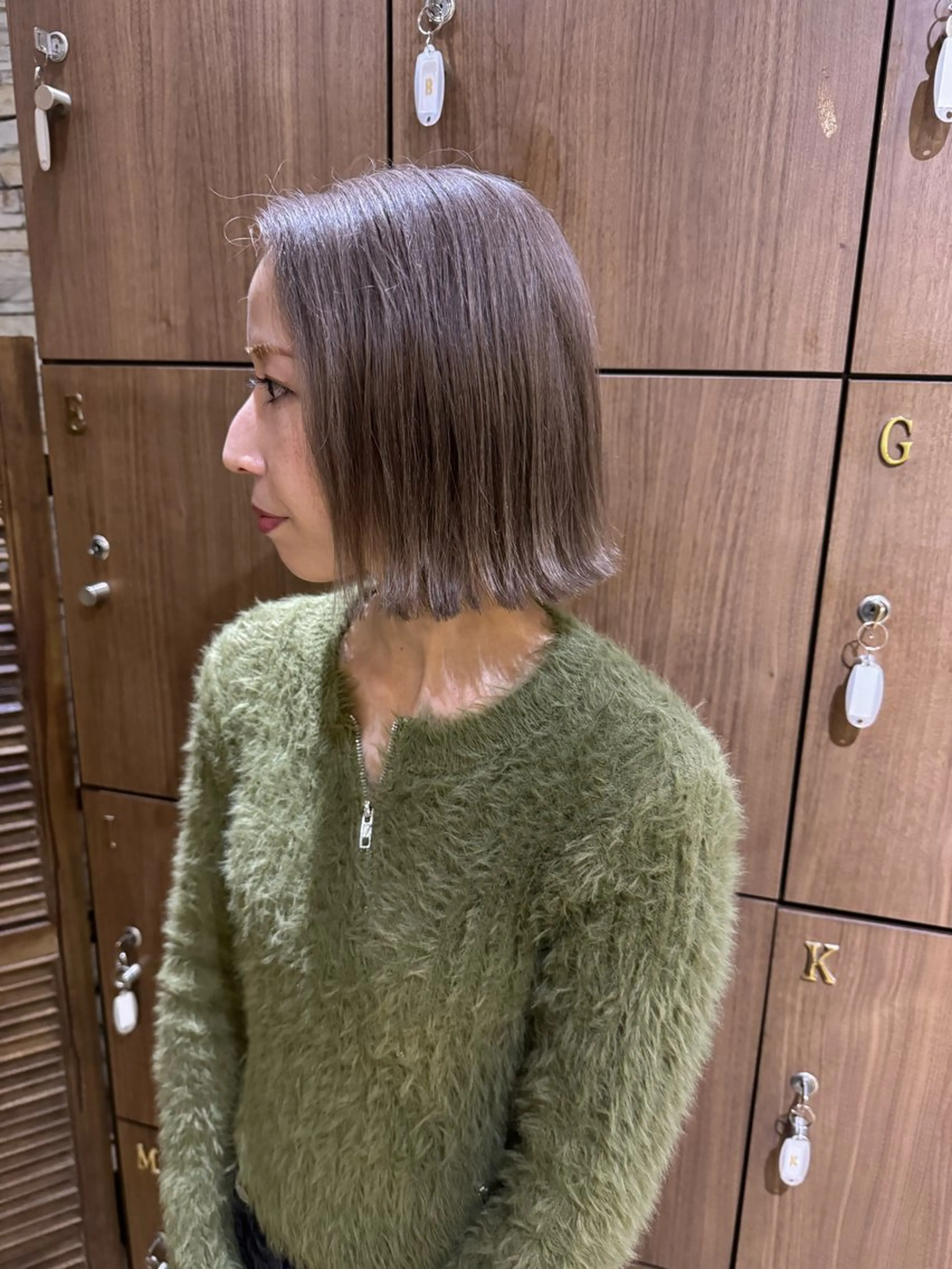 ミディアム 古川 流久のヘアスタイル