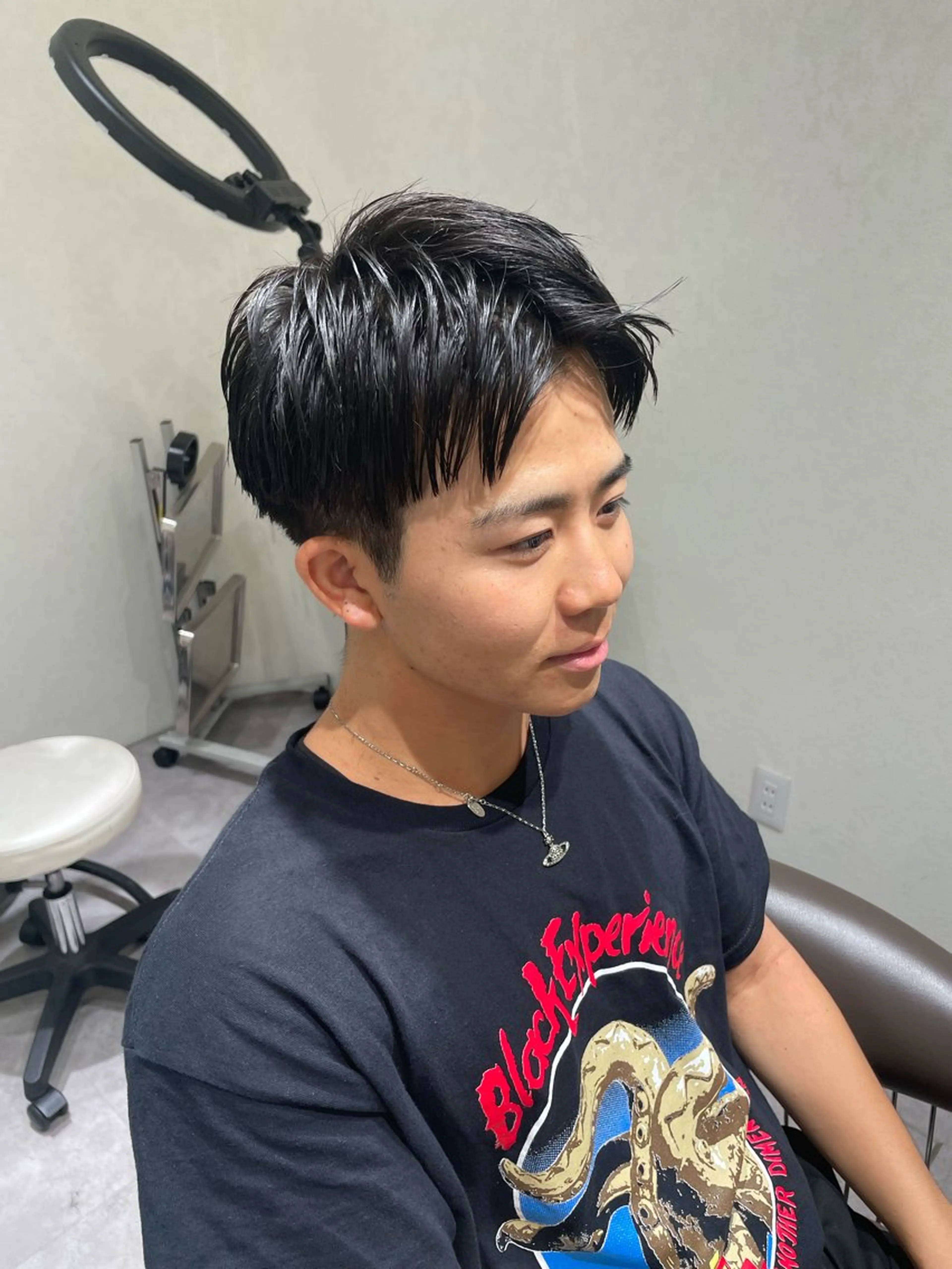 メンズ メンズ就活ヘア マッシュ 鈴木 颯のヘアスタイル