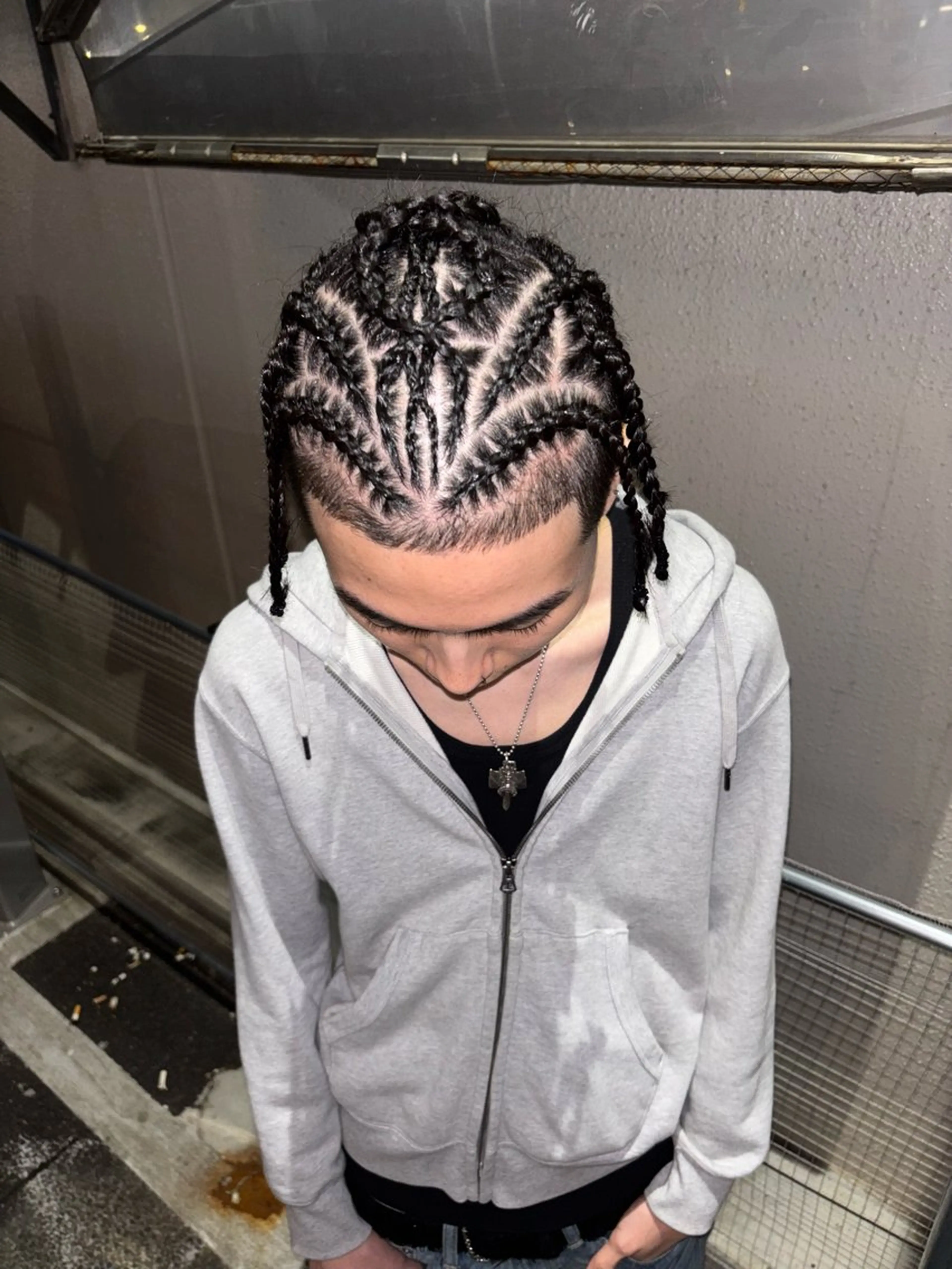 ミディアム ヘアアレンジ メンズ ヘアセット SALOWIN 神宮前５丁目店所属・メンズ/特殊ヘア パーマ🕷️小夏貴也のヘアスタイル