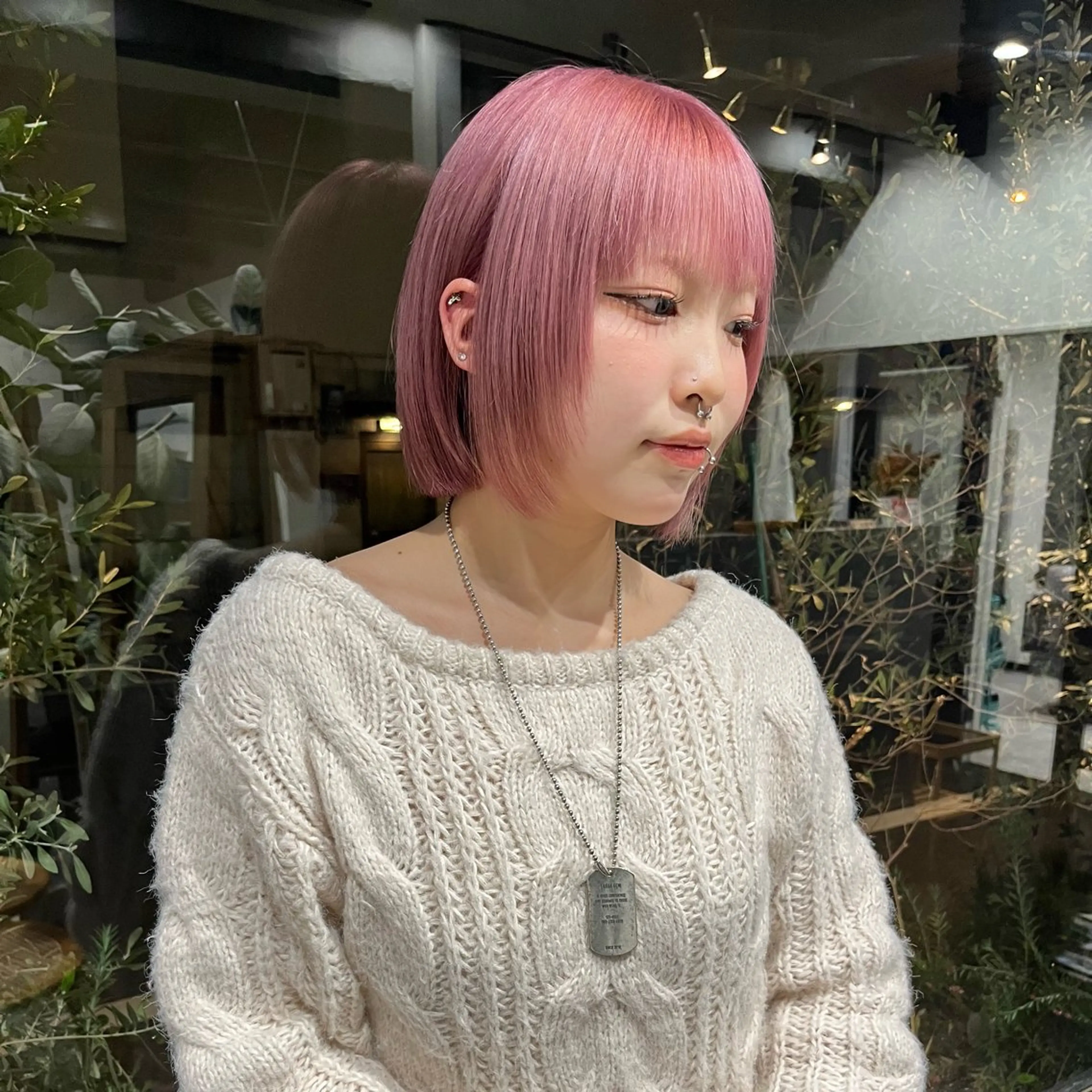 ショート ヘアカラー まほ 心斎橋美容室のヘアスタイル