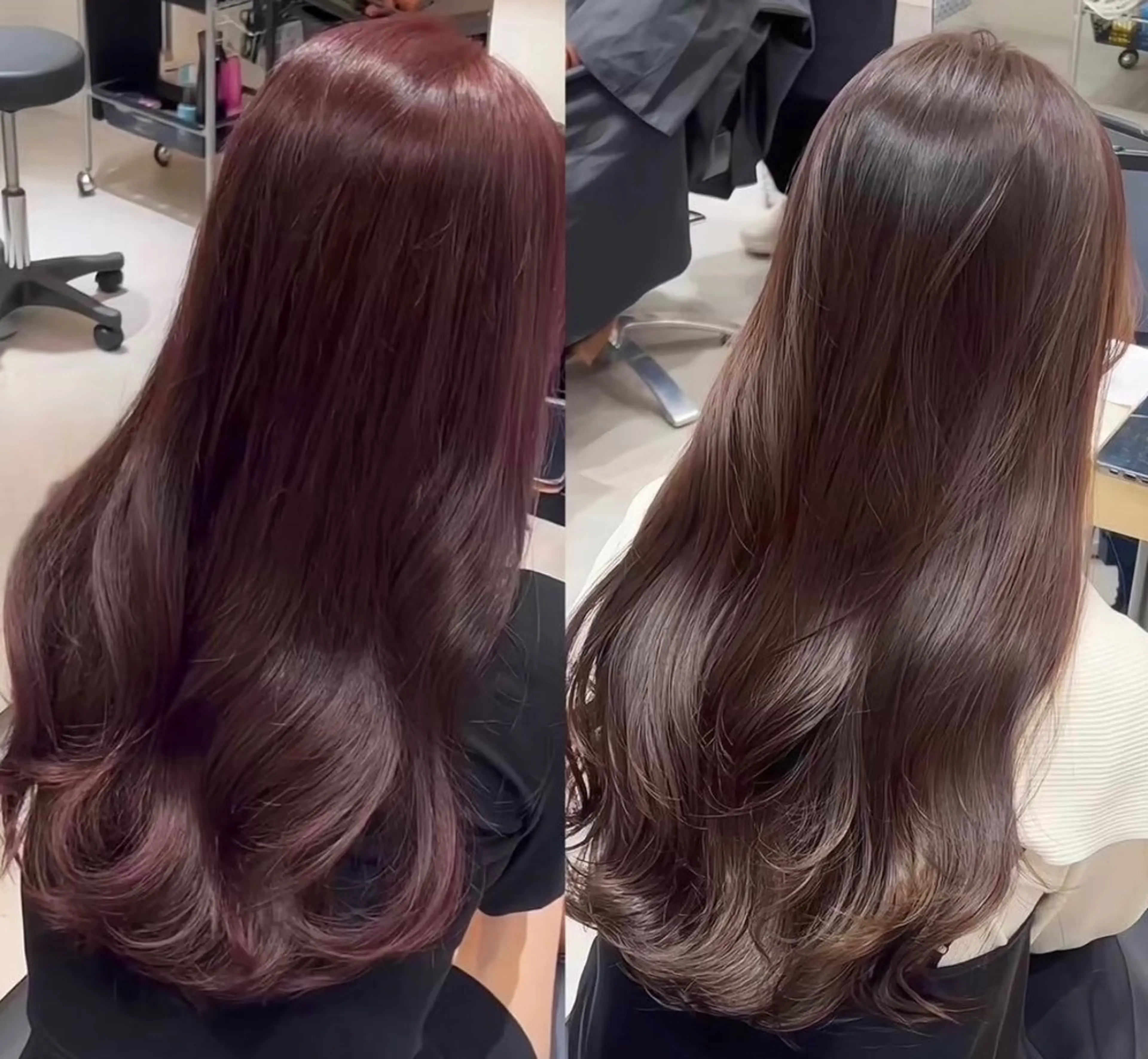 ロング ヘアカラー トリートメント soyon心斎橋所属・♡透明感/艶カラー/ M a I ♡のヘアスタイル