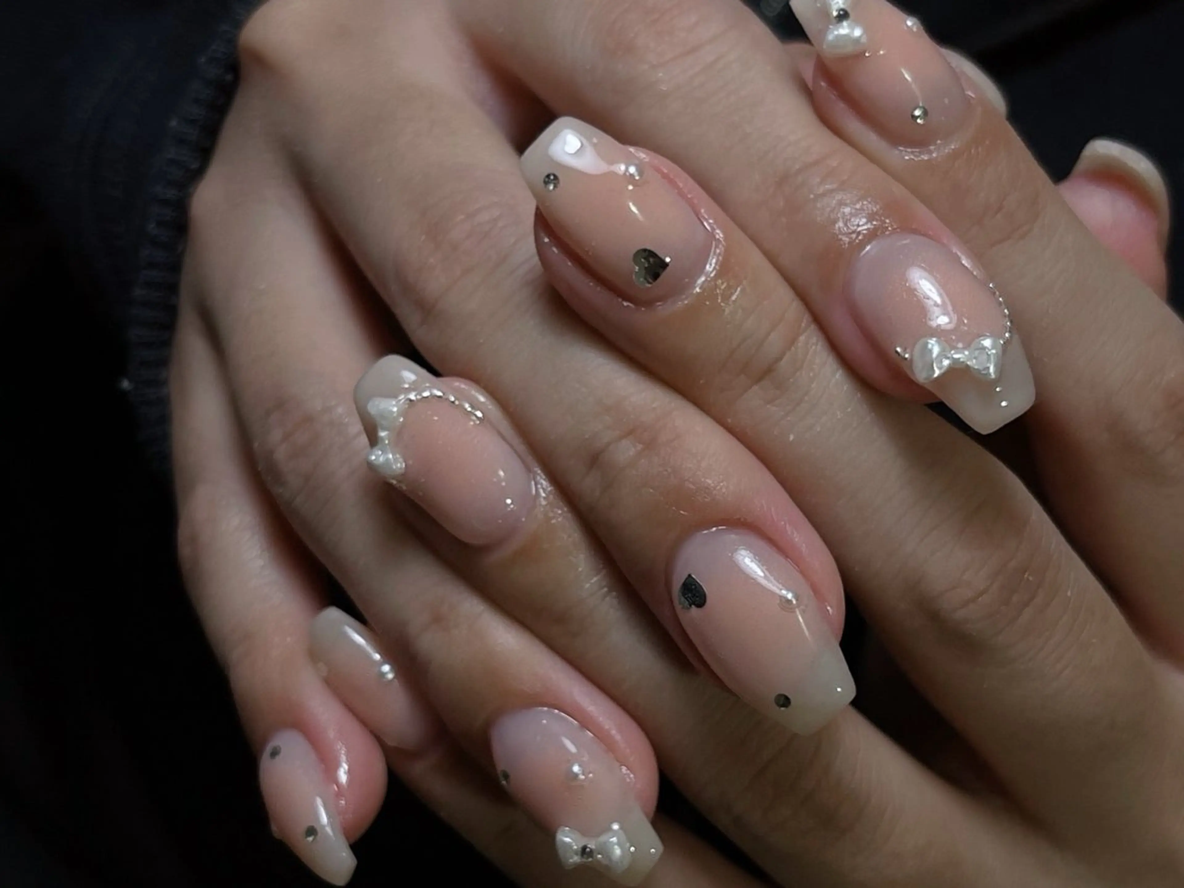 学割🏫オフ代無料!定額コース【ガーリー/ワンホン/ニュアンス】カラーパーツ位置変更OK !サンプルから選ぶコースです✨の写真