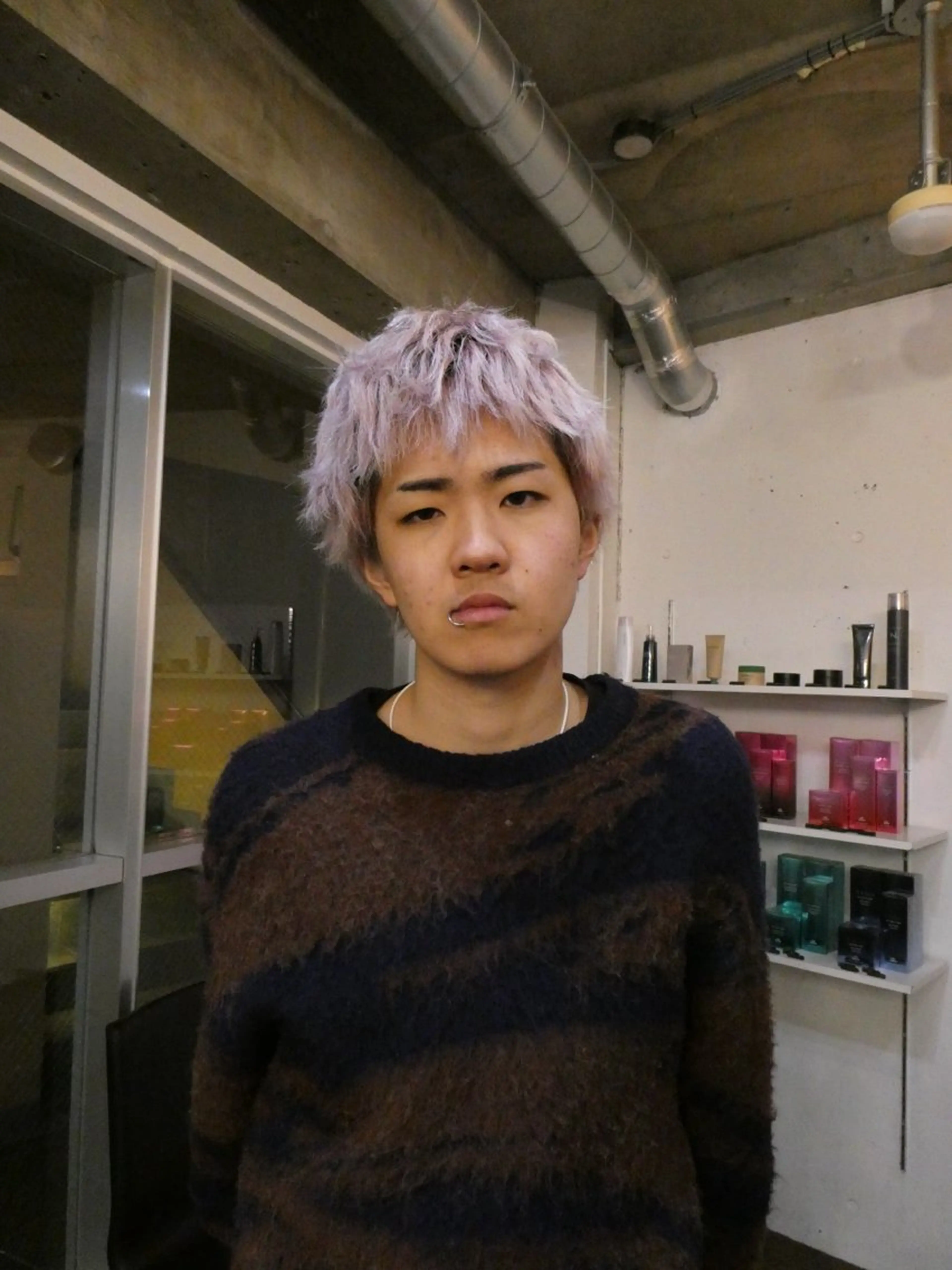 ショート カラー ハイトーンカラー ピンクカラー ヘアカラー パーマ/カラー ブリーチ/廣田歩のヘアスタイル