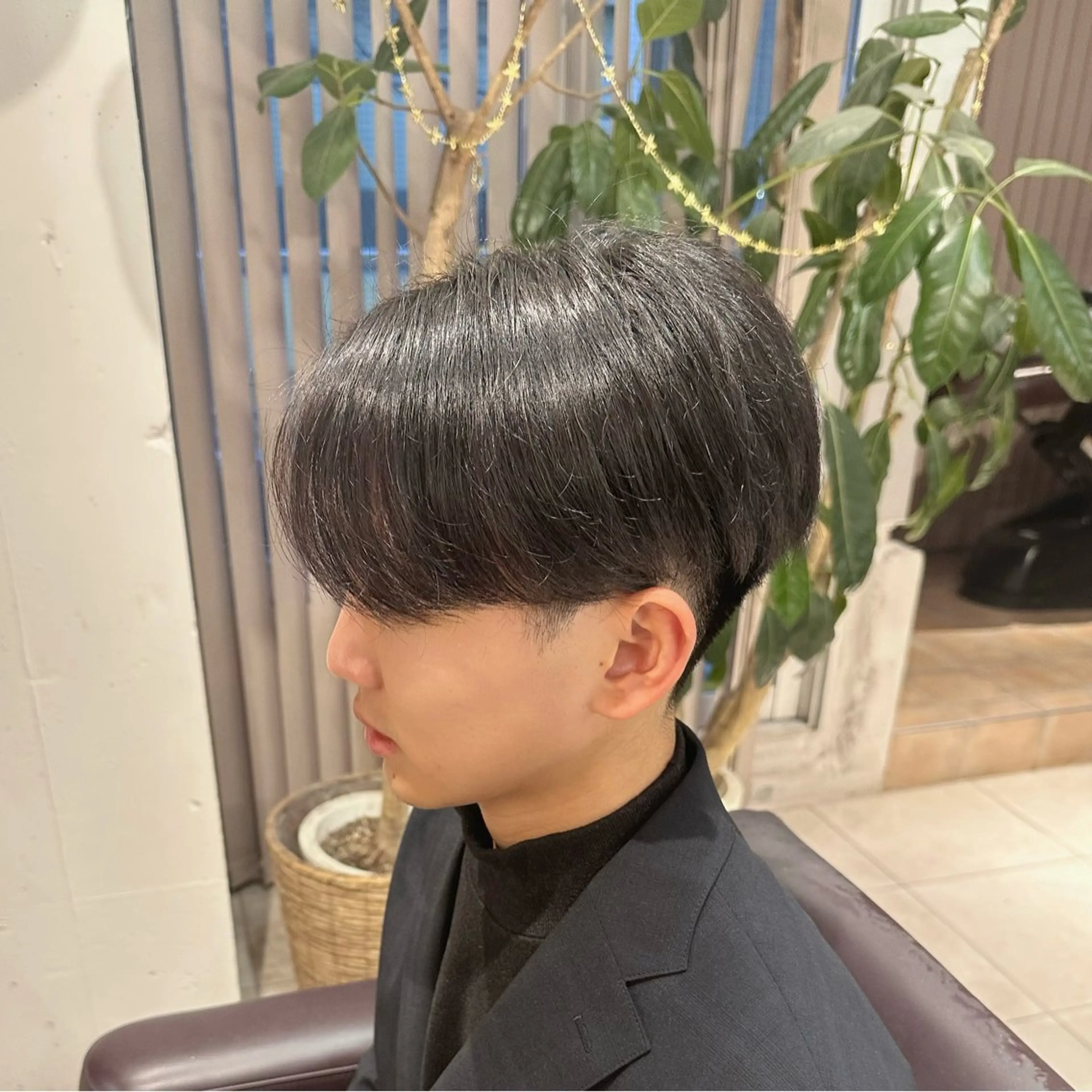 メンズ センターパート ツーブロック 横浜/カット/ パーマ/shuのヘアスタイル