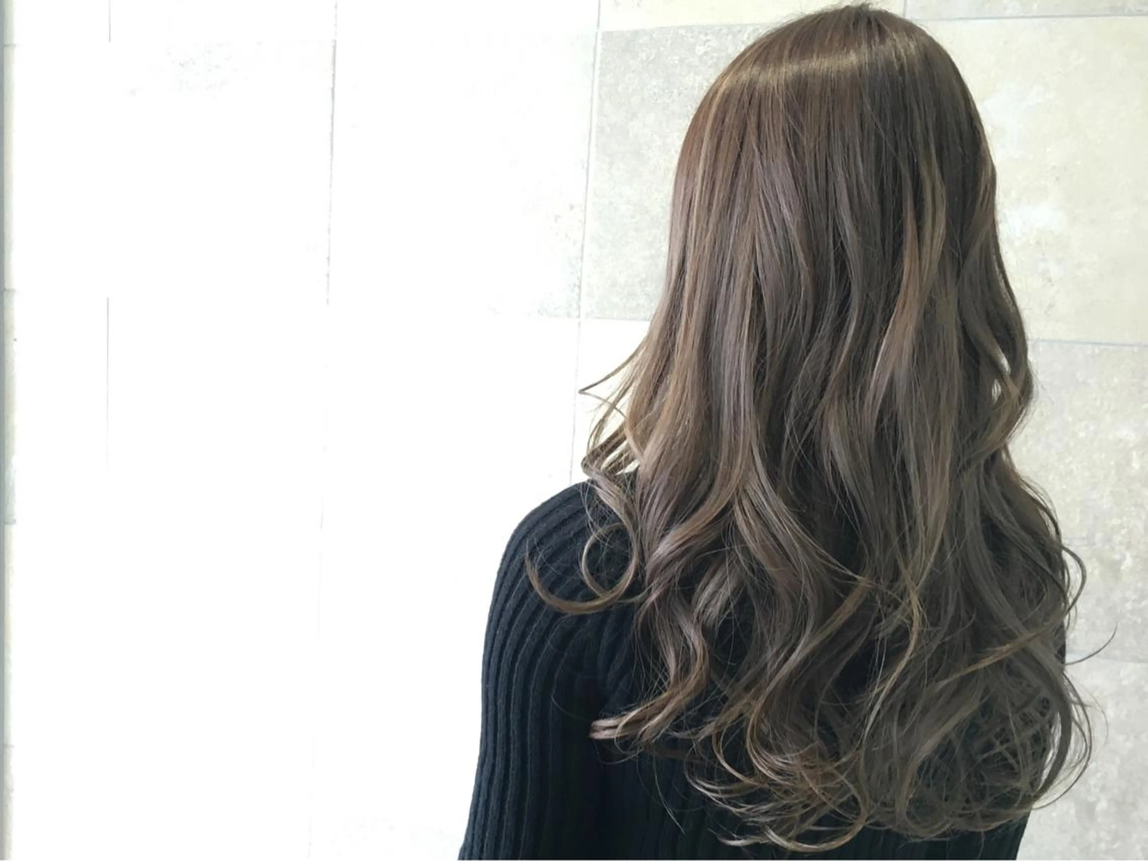 セミロング カラー カット ヘアカラー カット／メンズカット 藤田麻衣のヘアスタイル