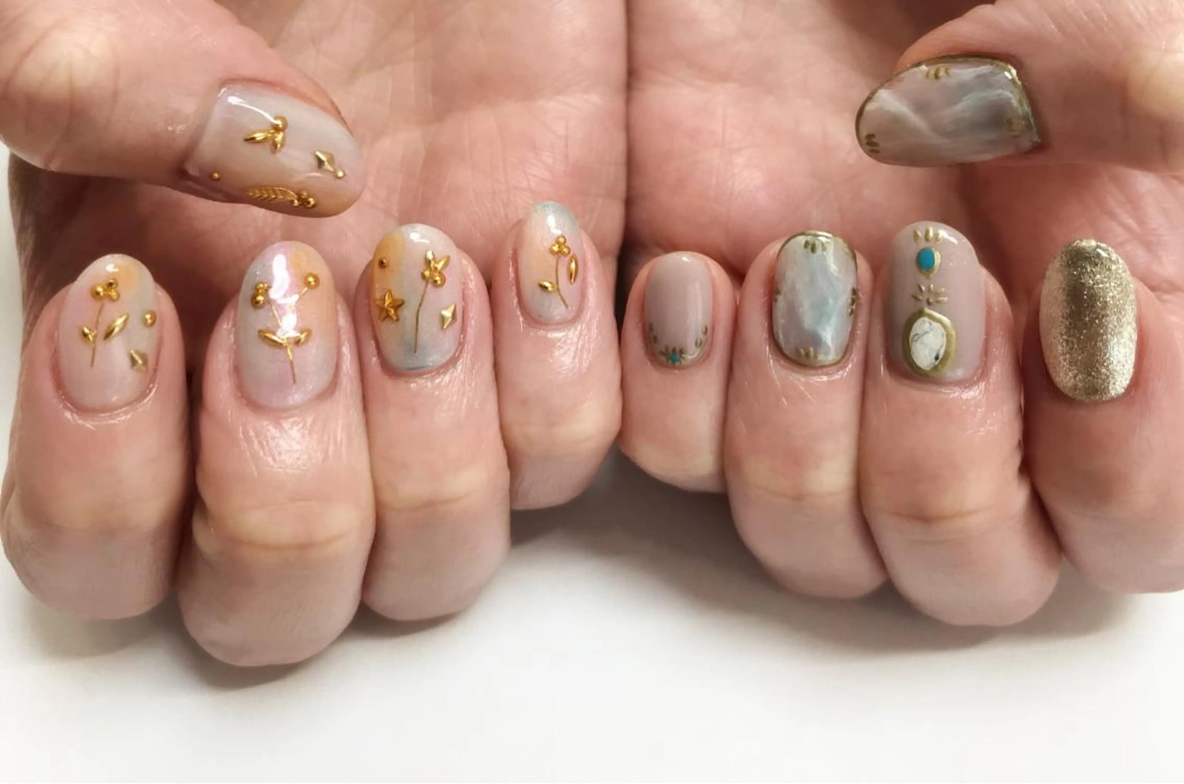 ネイル ハンドネイル nail salon en familleのネイルデザイン