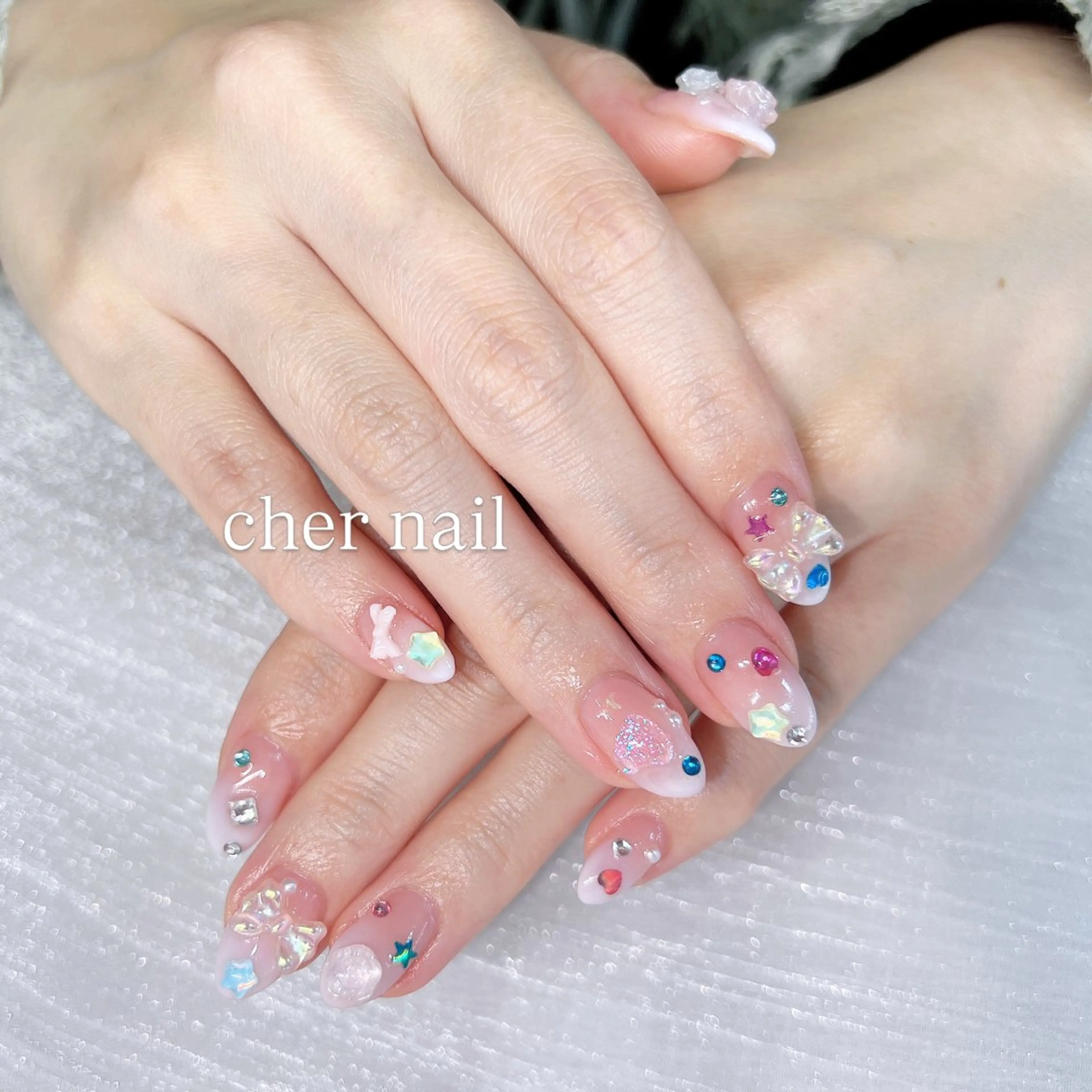 キッズ ネイル ハンドネイル CHER NAIL(シェルネイル)所属・cher loydのネイルデザイン
