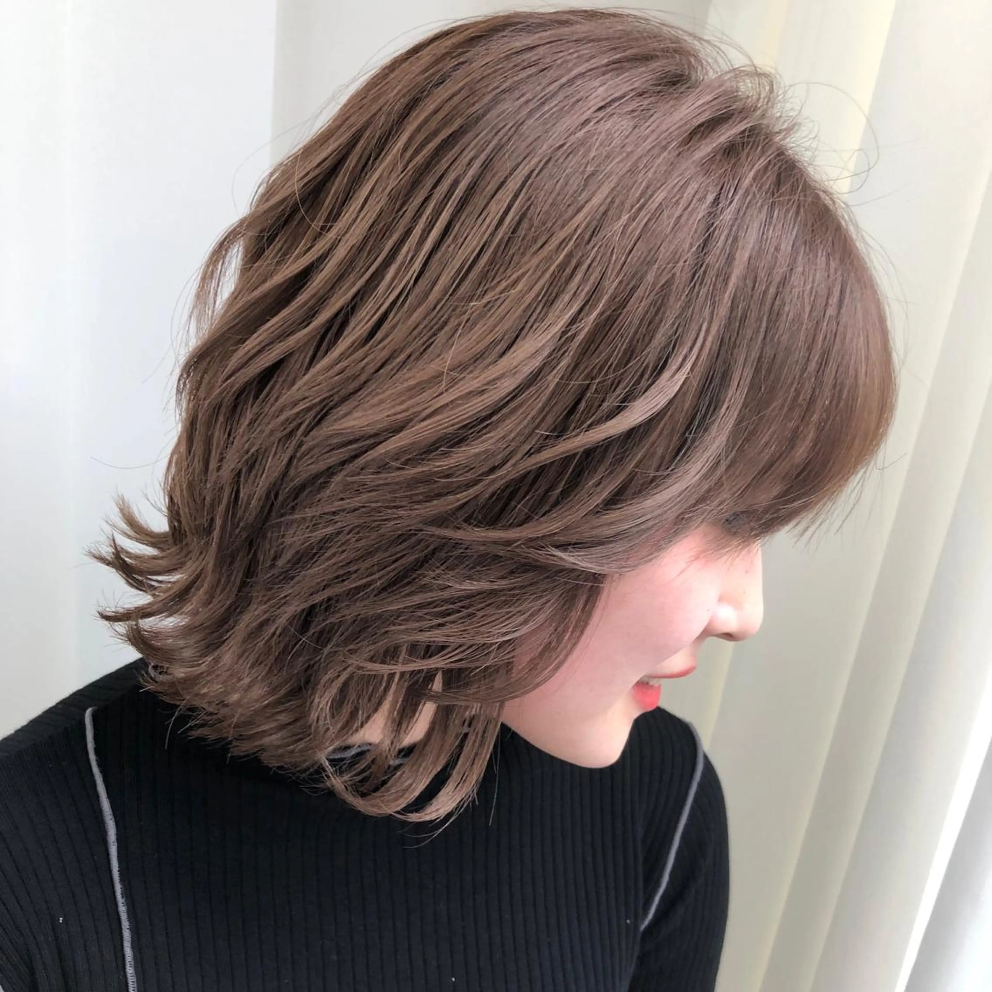 ミディアム カラー ベージュカラー noe tton  【ノエ トトン】所属・だいや/メンズパーマ メンズカット/名古屋のヘアスタイル