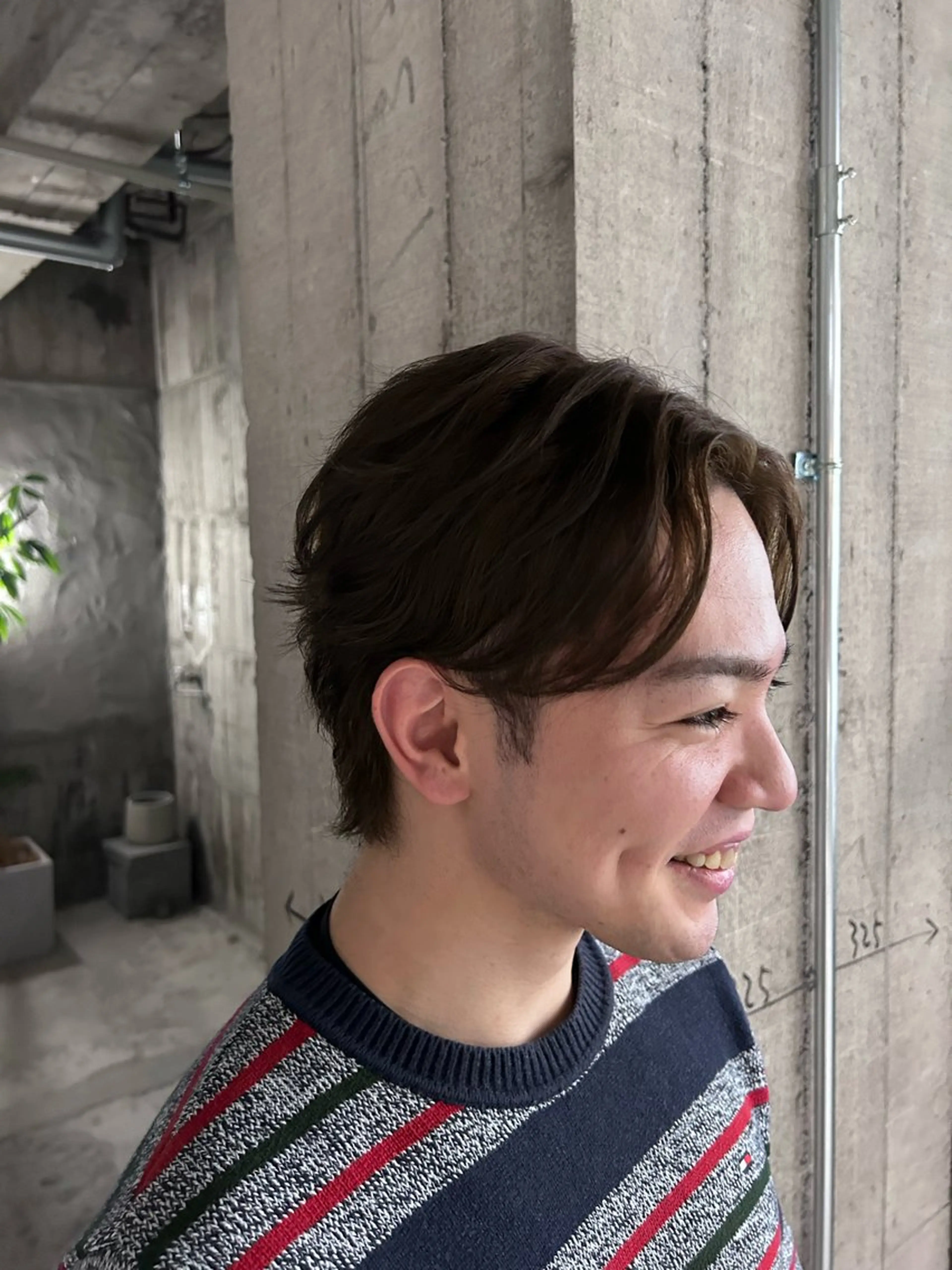 カラー メンズ ヘアカラー 玉置 七海のヘアスタイル