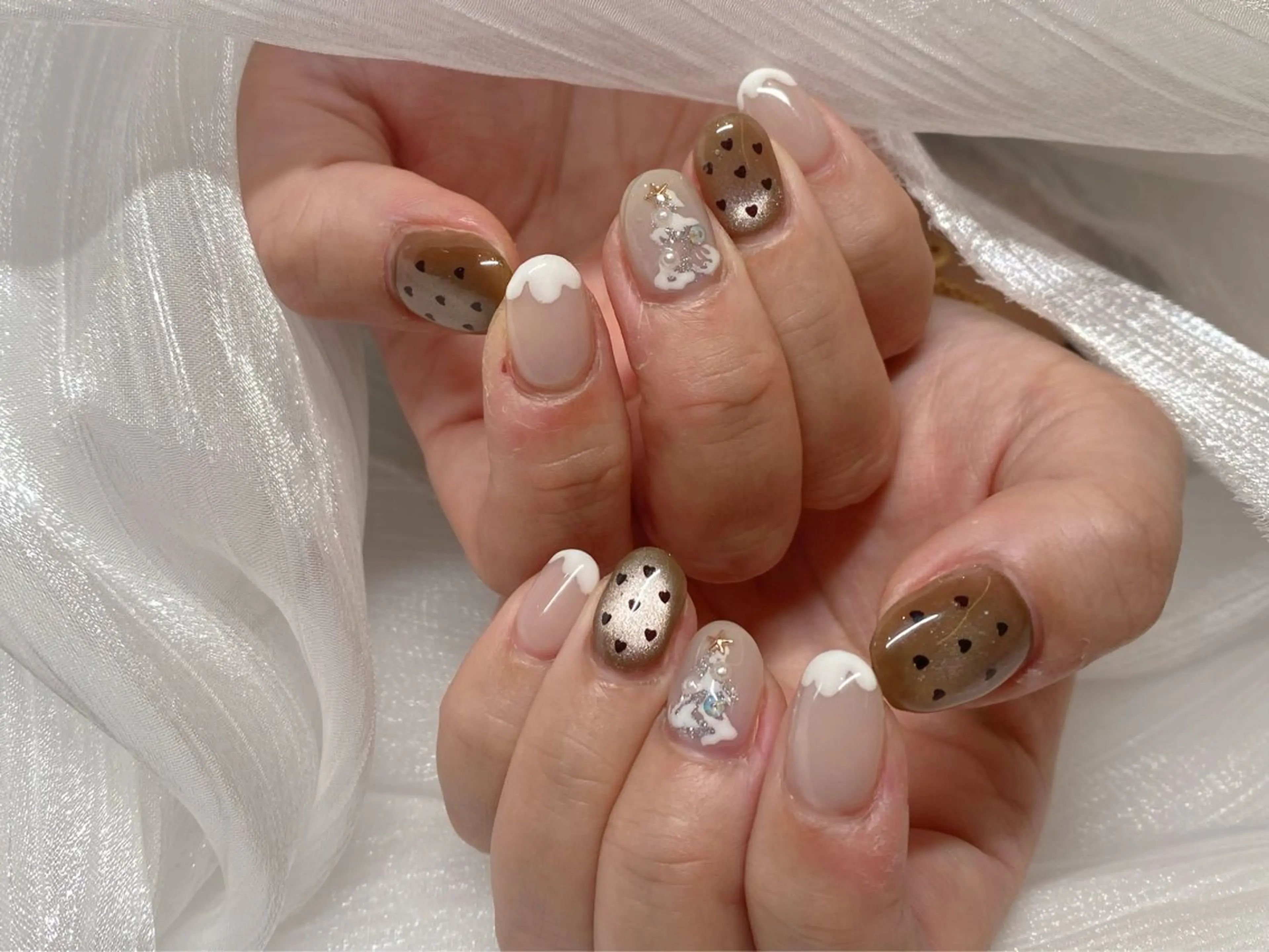 ネイル ハンドネイル LingK/nail 高士 翔子のネイルデザイン