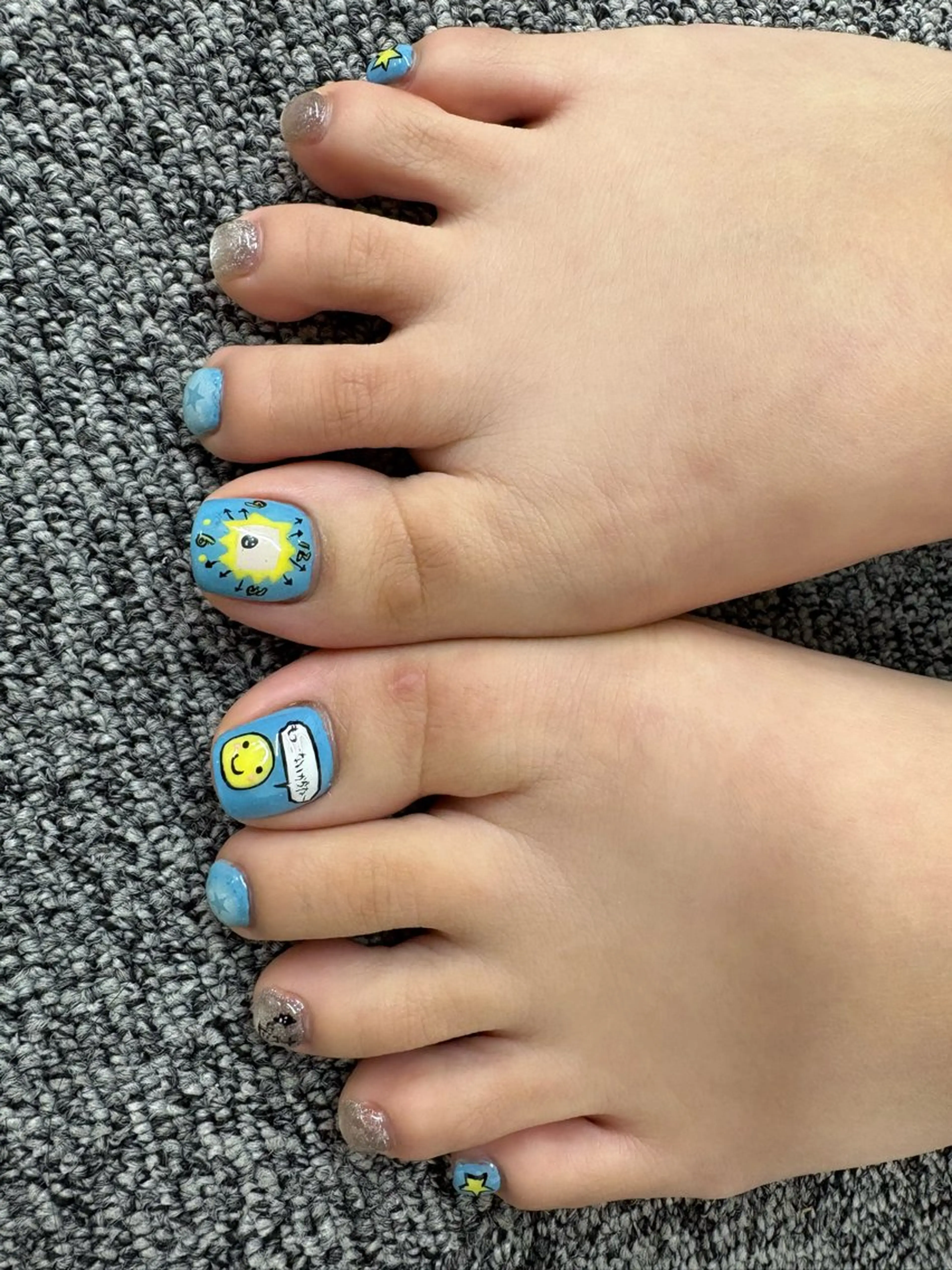 ネイル フットネイル Azur Nail所属・藤原 亜里沙のネイルデザイン