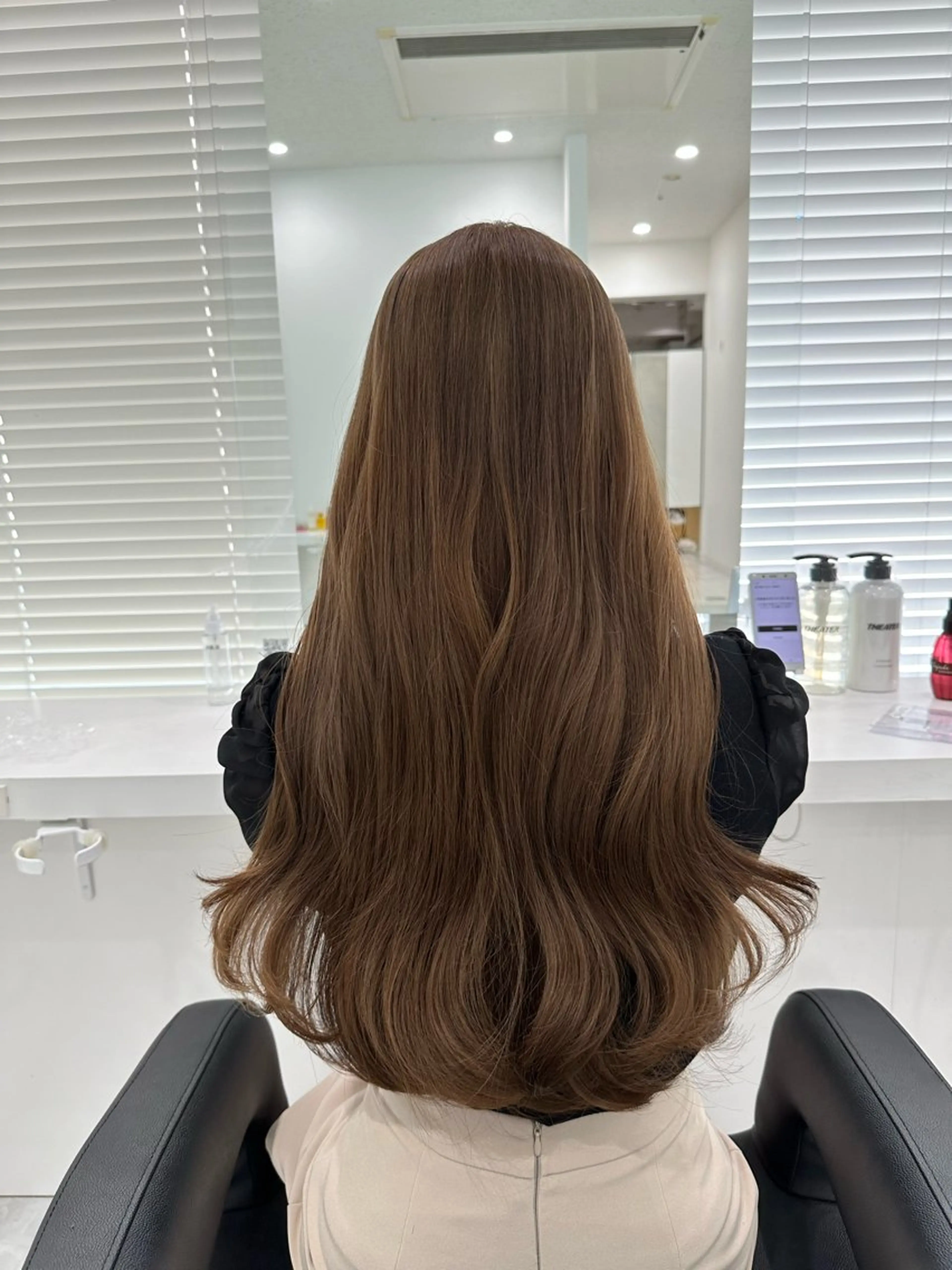 ミディアム カラー ヘアカラー ♡上品韓国髪♡ブラ ウン/SAYATOのヘアスタイル