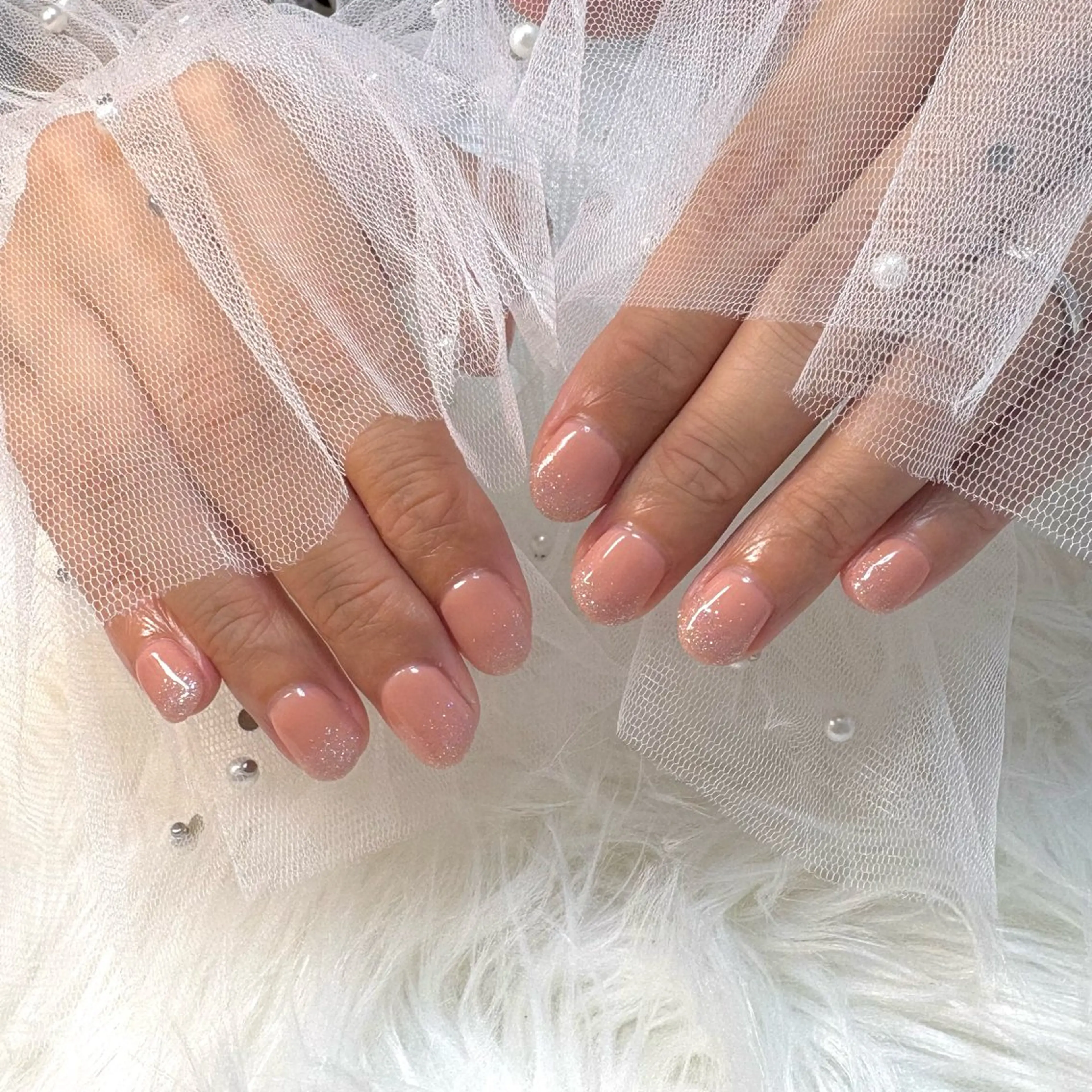 ネイル ラメ(グリッター) ワンカラーネイル ハンドネイル SHINE nail salonのネイルデザイン