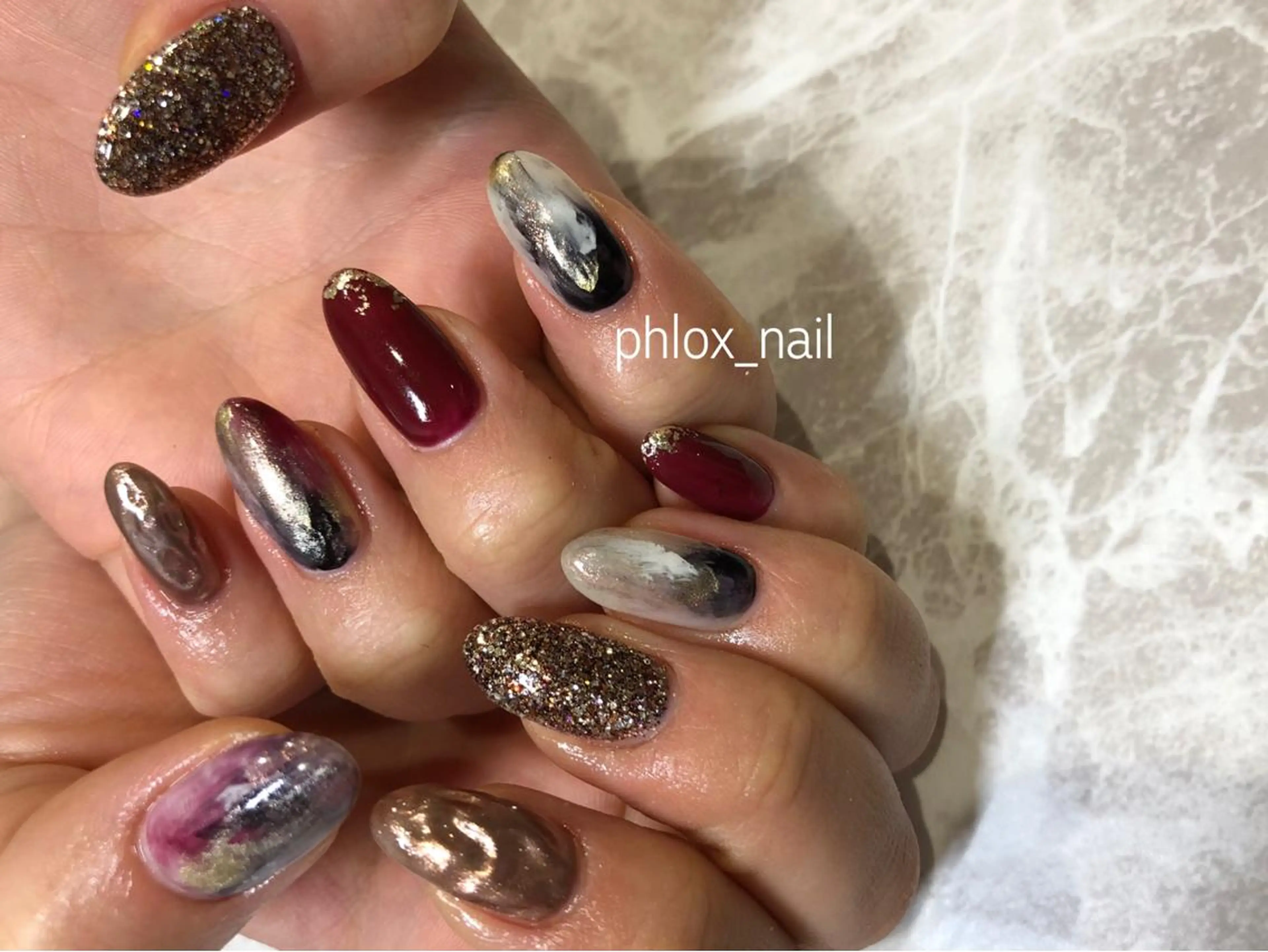 ネイル s/w ＿shokoのネイルデザイン