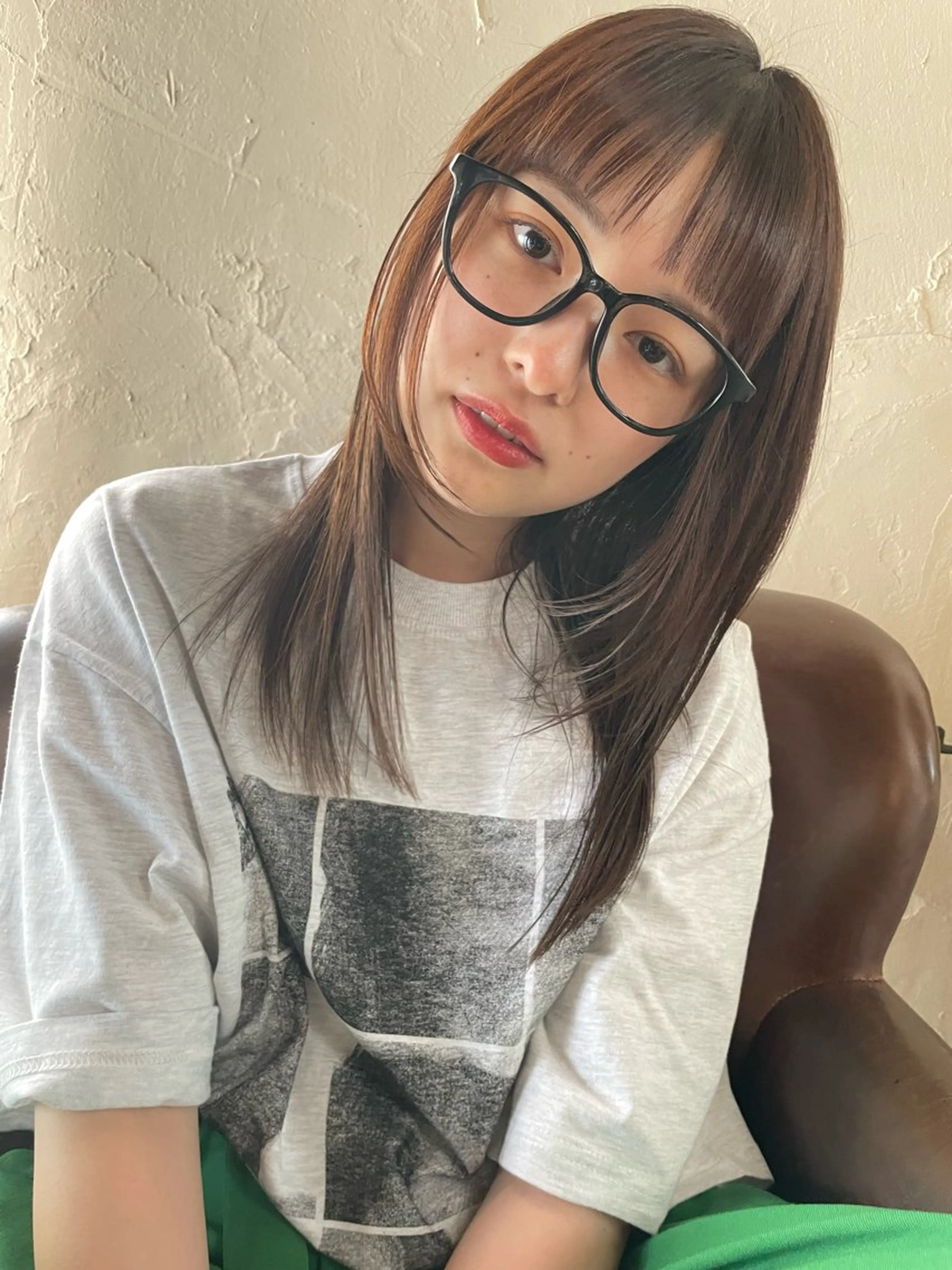 ロング レイヤーカット ゆるふわ淡色🐰 kotomi🎀のヘアスタイル