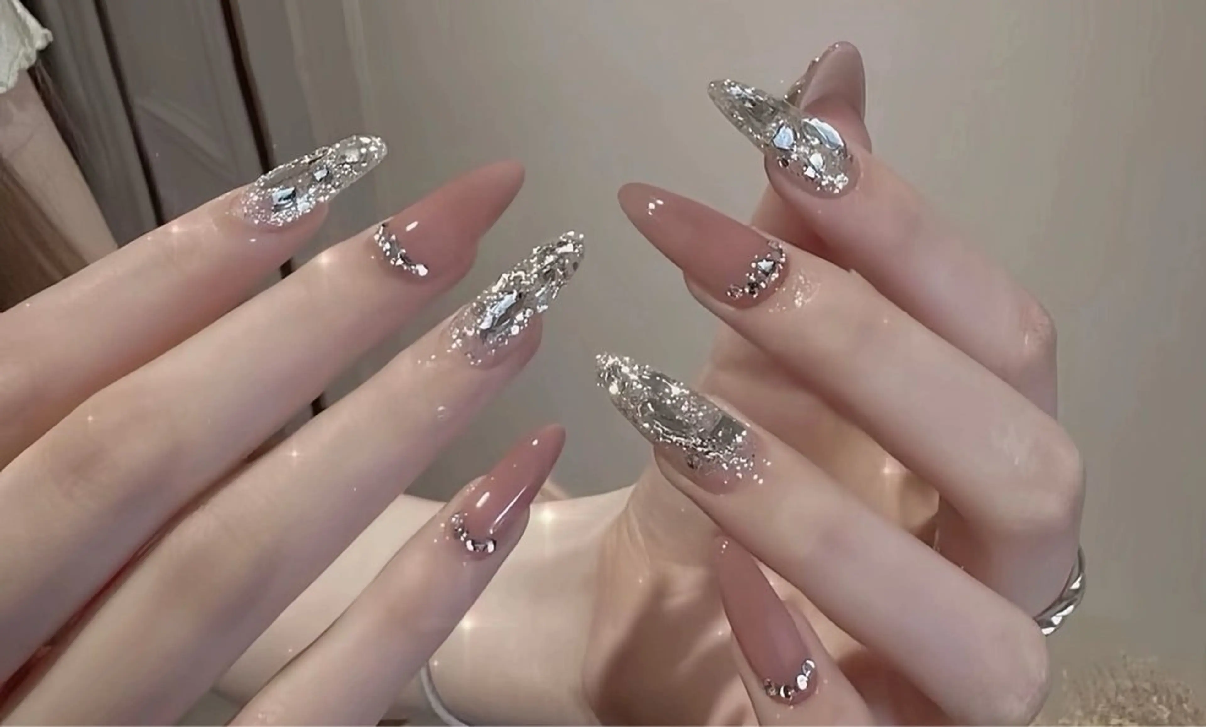 【オフ込み&オフなし】『長さだし10本』🎀画像持ち込みOK❗️ストーン&パーツつけ放題💎の写真