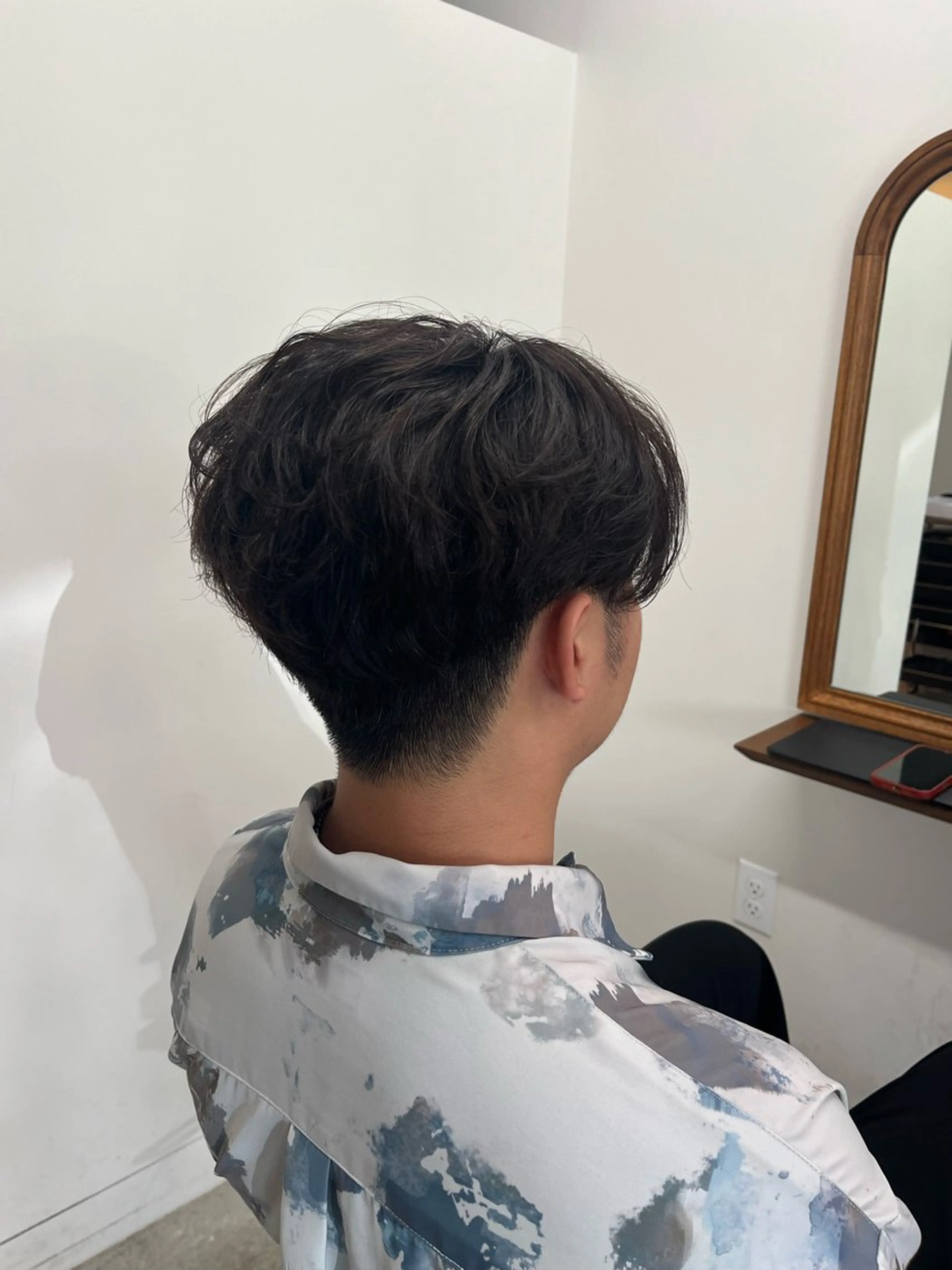 パーマ メンズ フェザーパーマ メンズパーマ Hedi［エディ］所属・haru ✩.*˚のヘアスタイル