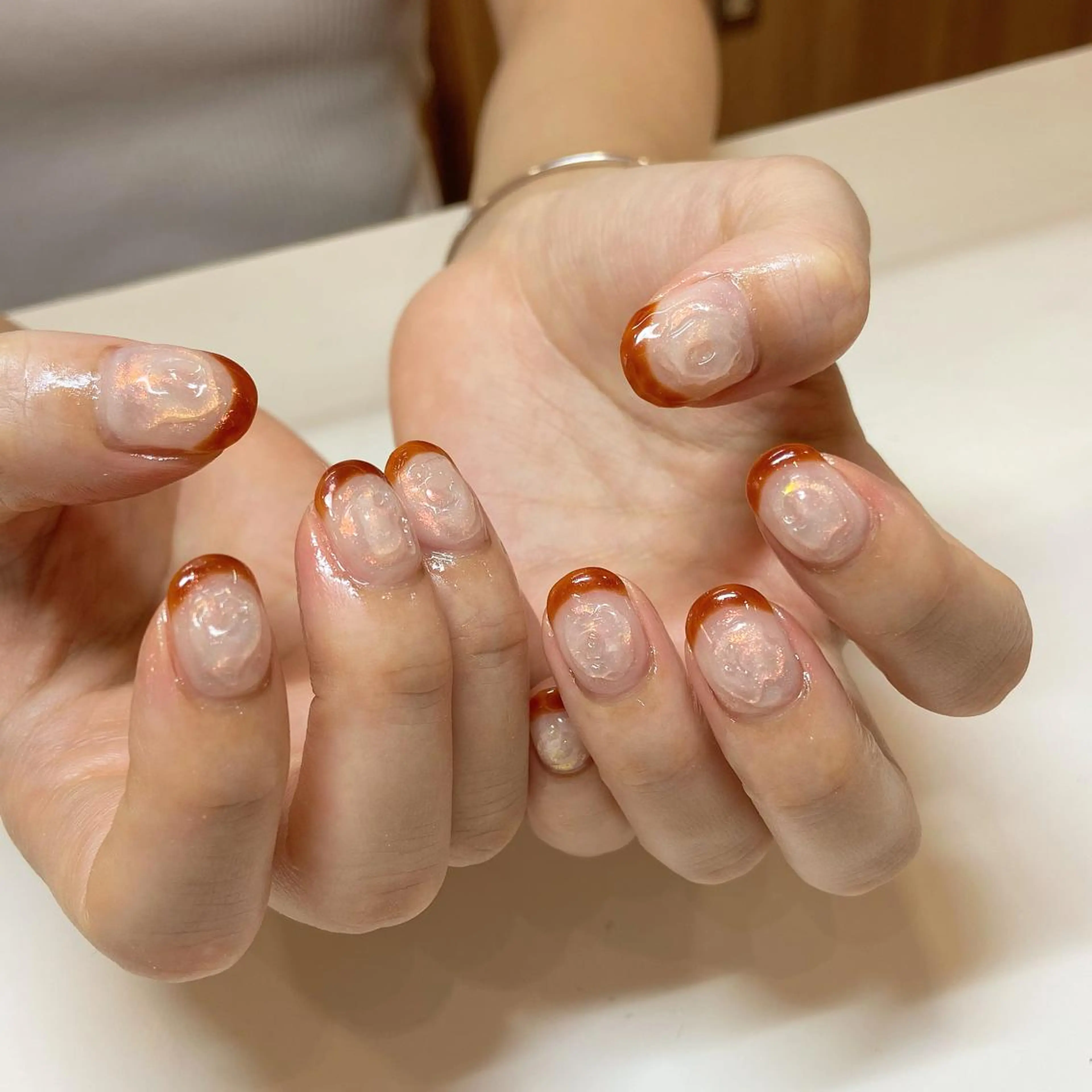 ネイル 𝕄𝕚𝕪𝕦🤍 自由が丘⌇パラジェルのネイルデザイン