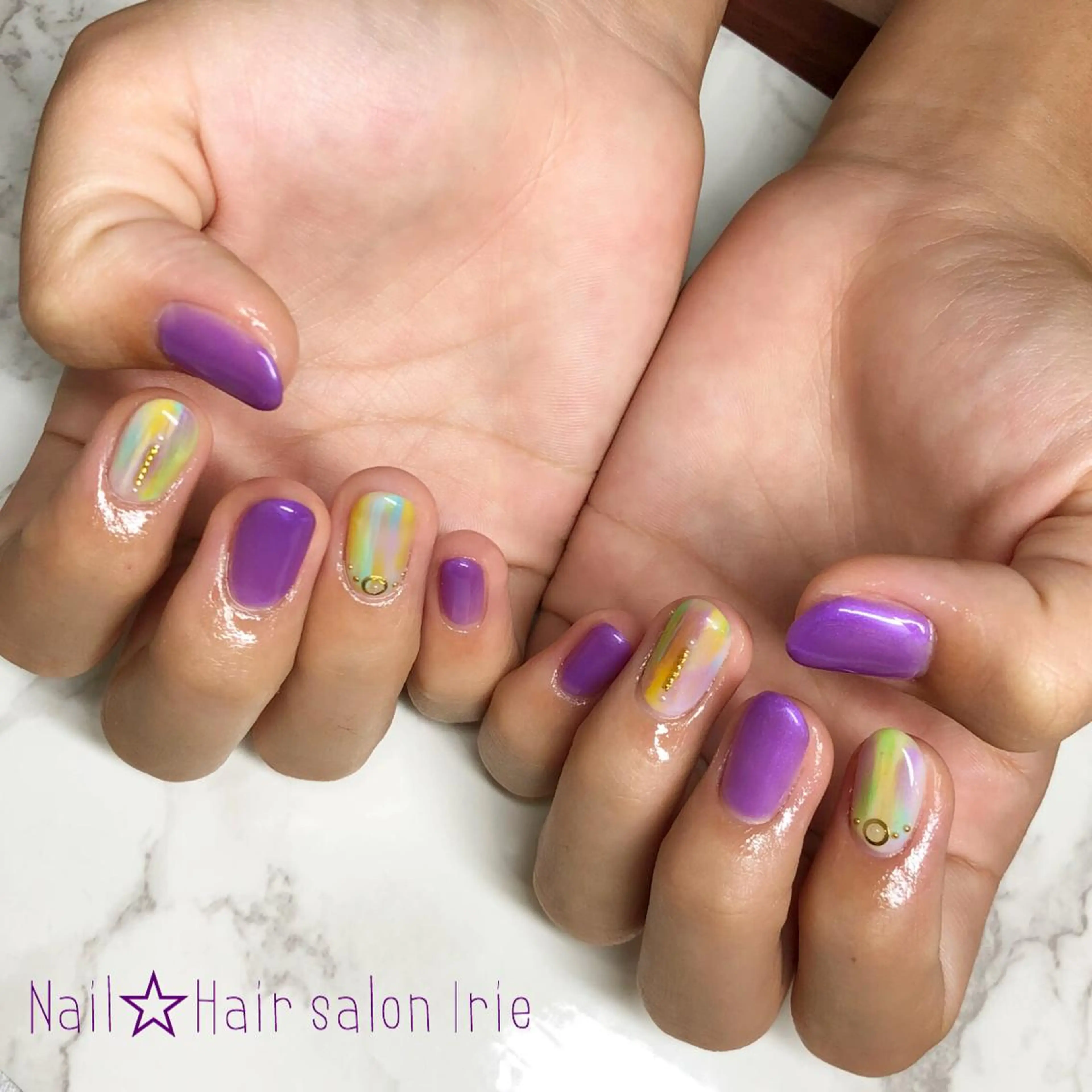 ネイル Hair salon Irie所属・與儀 知佳のネイルデザイン