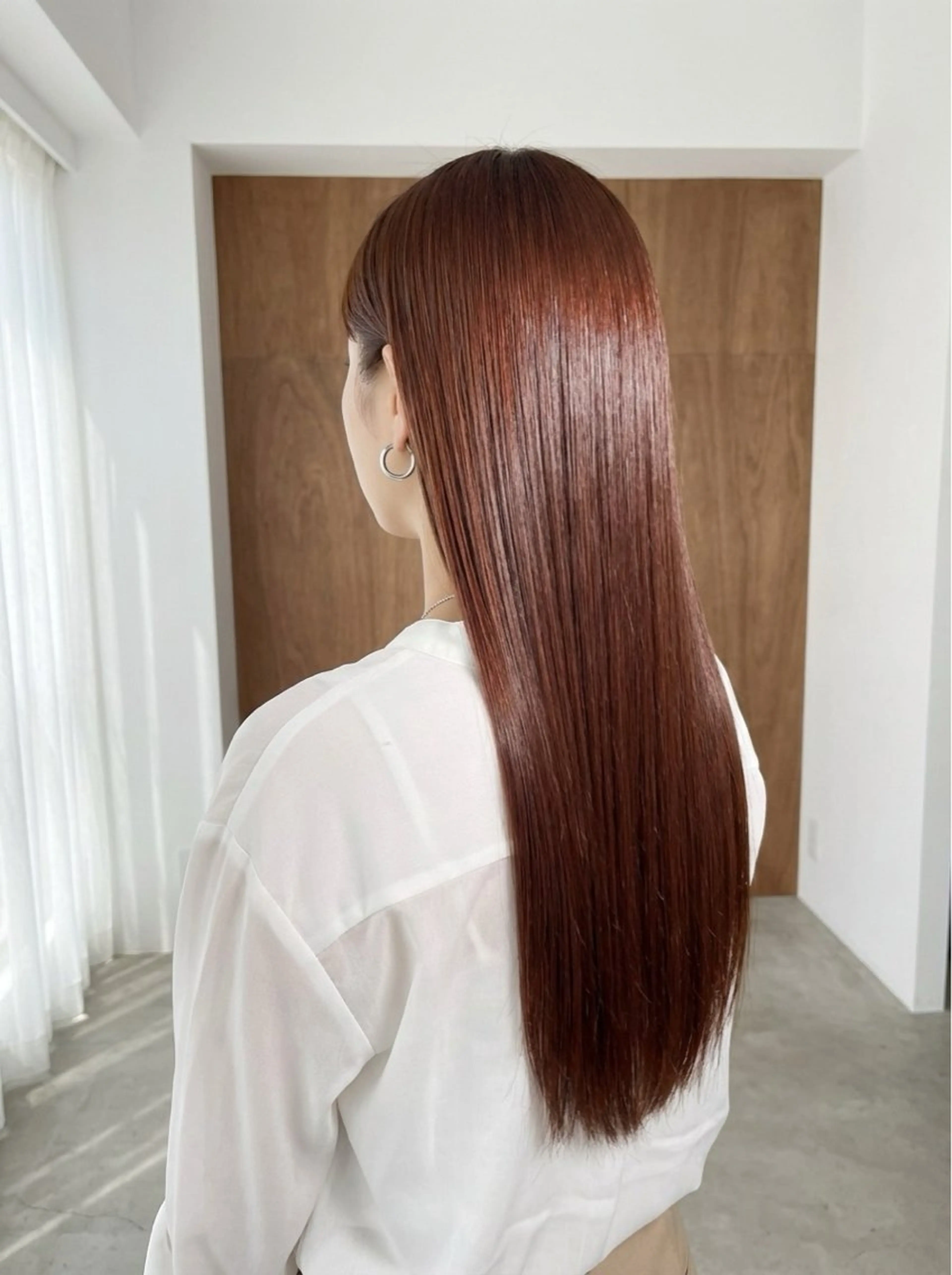 ロング カラー カット ヘアカラー トリートメント duFaBle 加藤のヘアスタイル