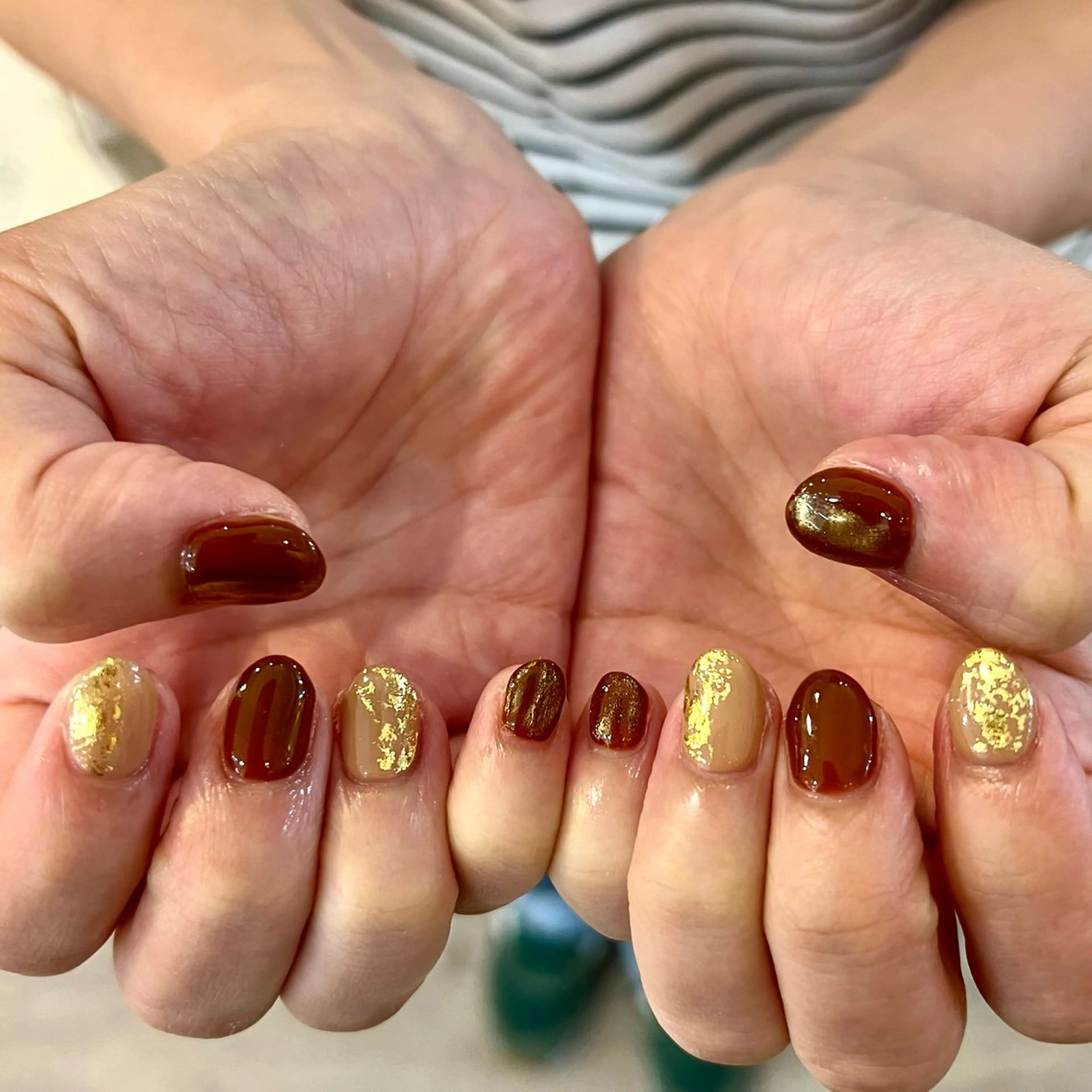 ネイル ハンドネイル 新井 風花のネイルデザイン