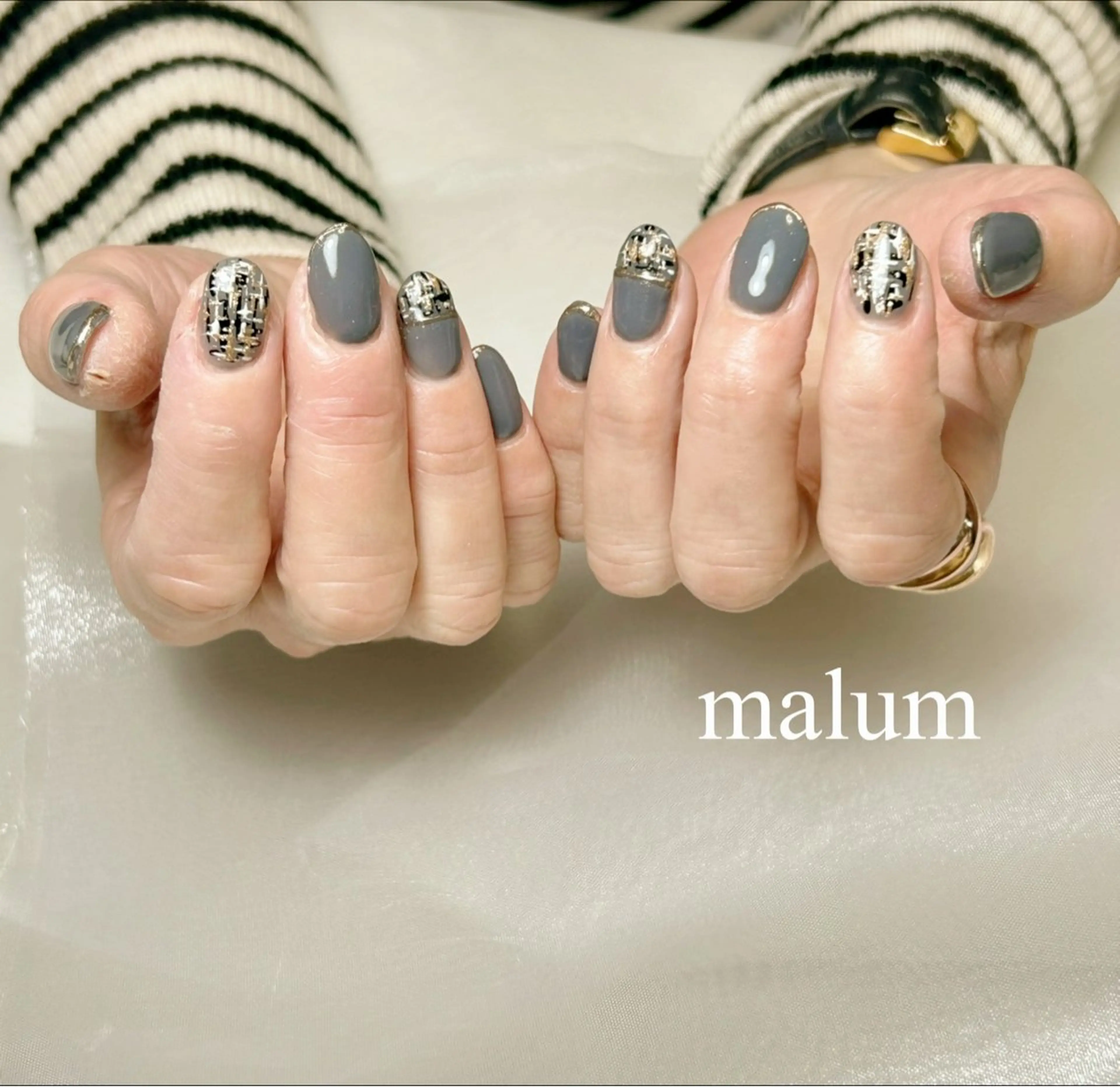 ネイル ハンドネイル malum nailのネイルデザイン
