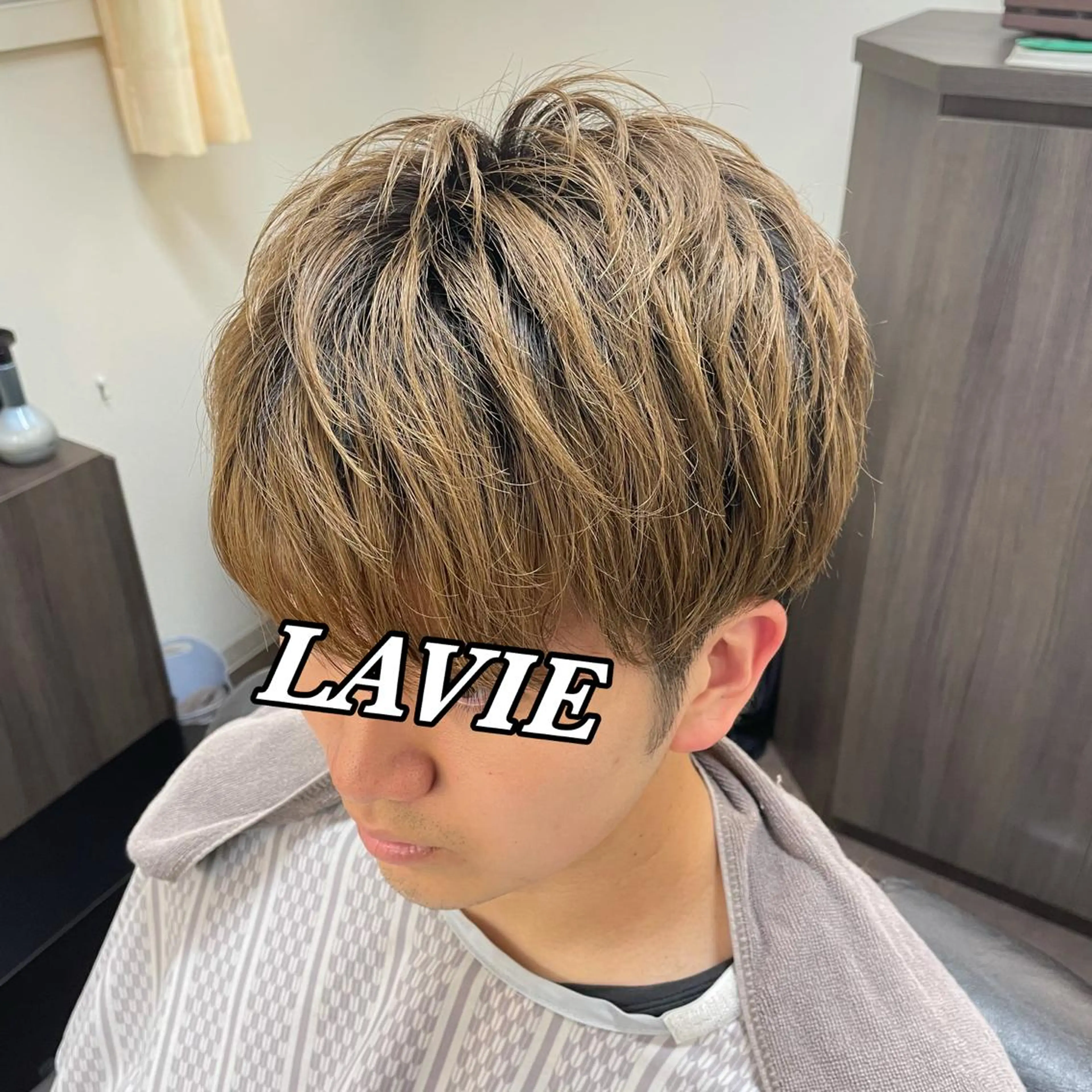 ミディアム メンズ ラヴィニュースタンダードバーバー中野店所属・💈TAMOGAMI AMI💈のヘアスタイル