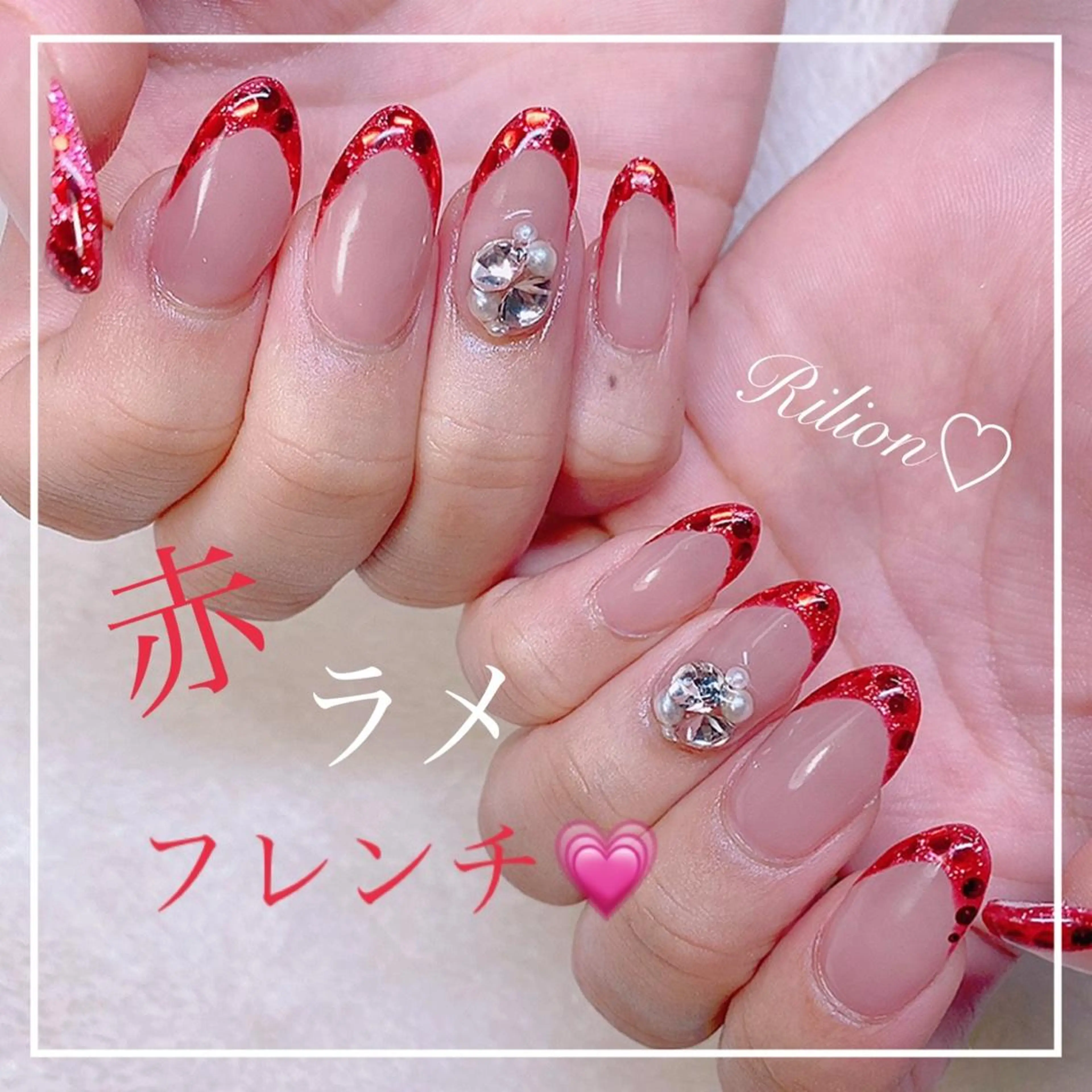 ネイル RiLion💗 Risa🦋💜のネイルデザイン