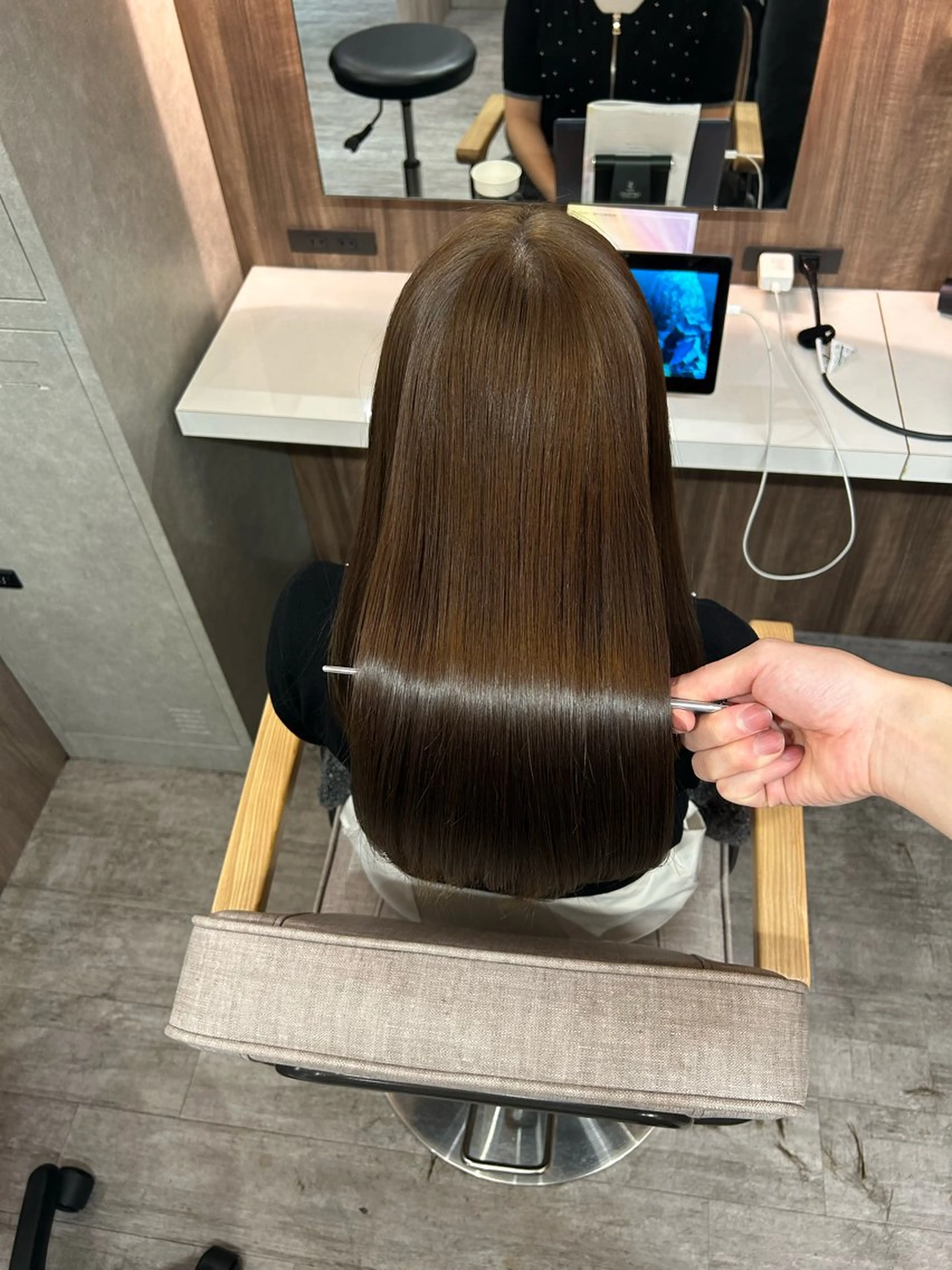 ロング 縮毛矯正 ユアーズヘアーセカンド所属・広島No.1美髪矯正 髪質改善/河村総一郎のヘアスタイル