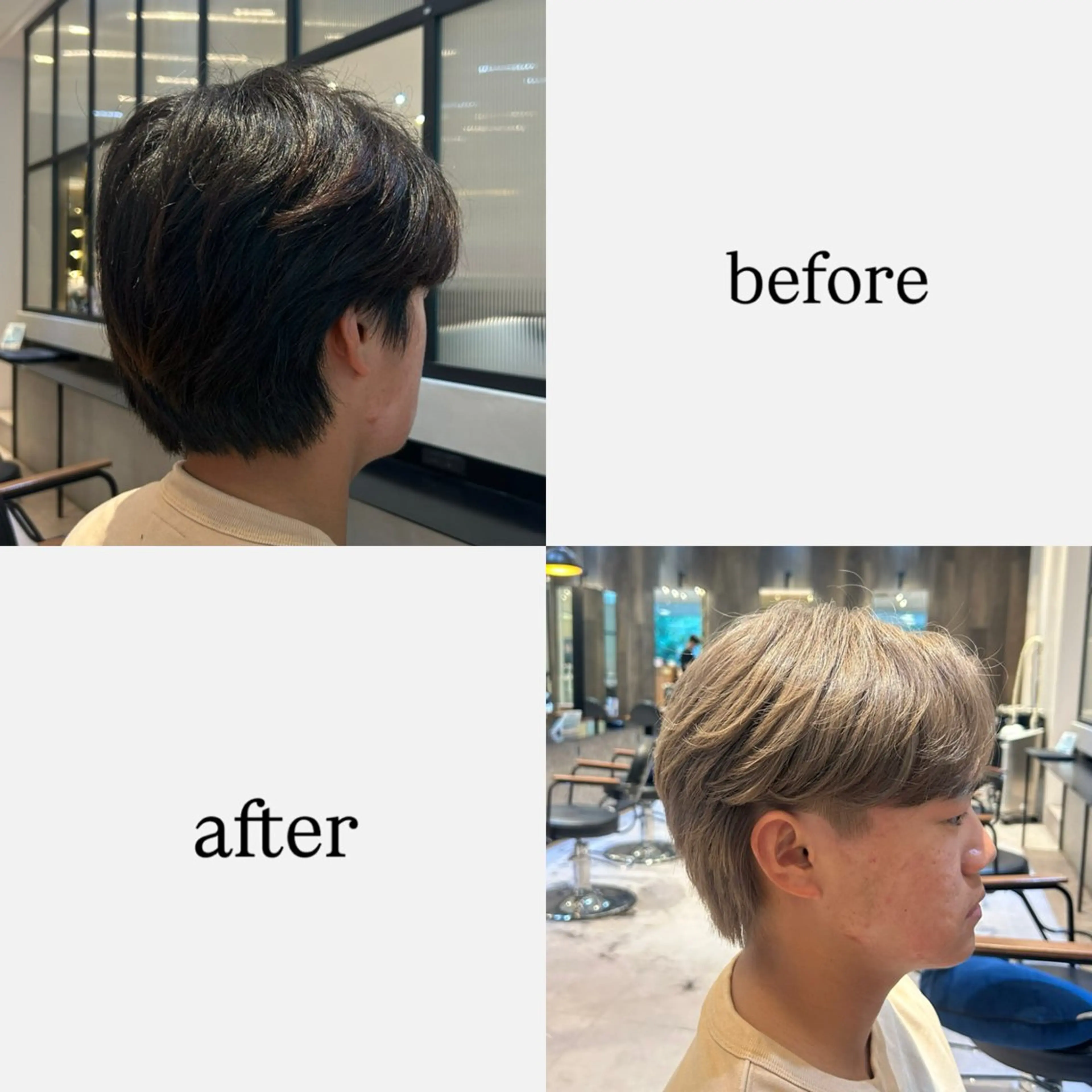 カラー ヘアアレンジ メンズ カット ヘアカラー トリートメント 縮毛矯正/カット/ 韓国ヘア/蛯原🍤のヘアスタイル