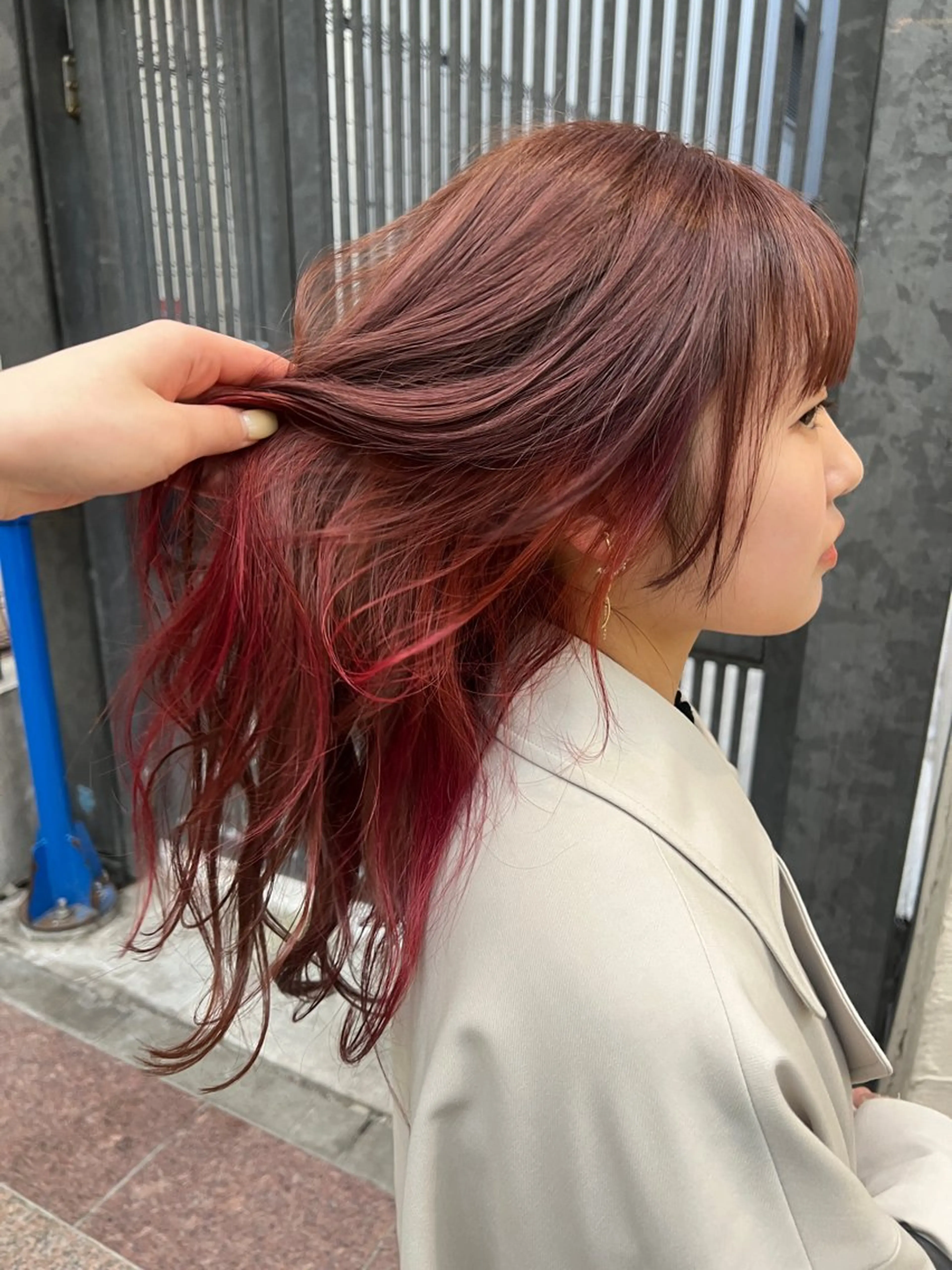 ロング ナチュラル/インナー /牧野 佑菜のヘアスタイル