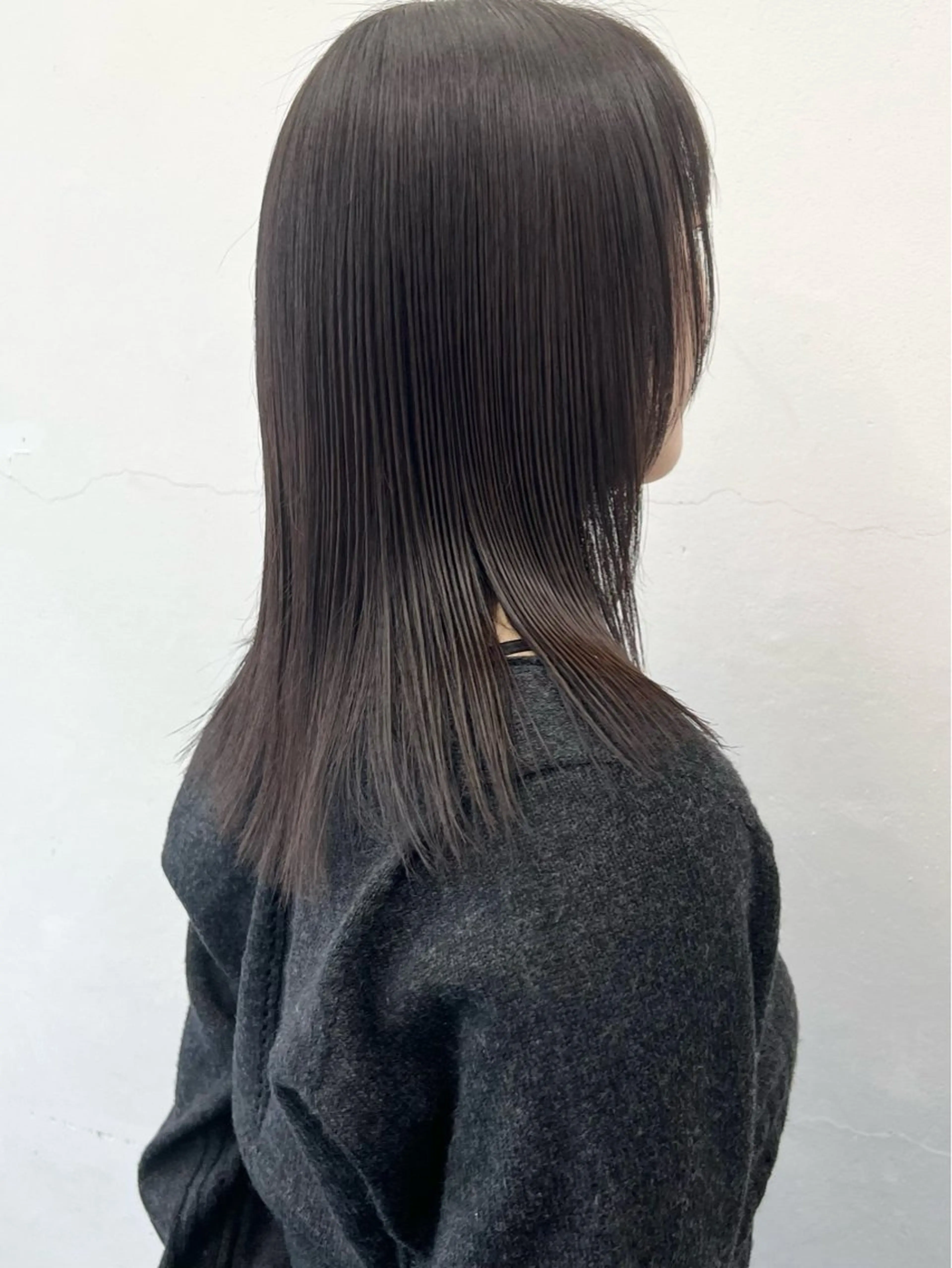 ミディアム カラー 黒髪 髪質改善 トリートメント カット ヘアカラー トリートメント HARU//原宿🤍 リピート率NO.1のヘアスタイル