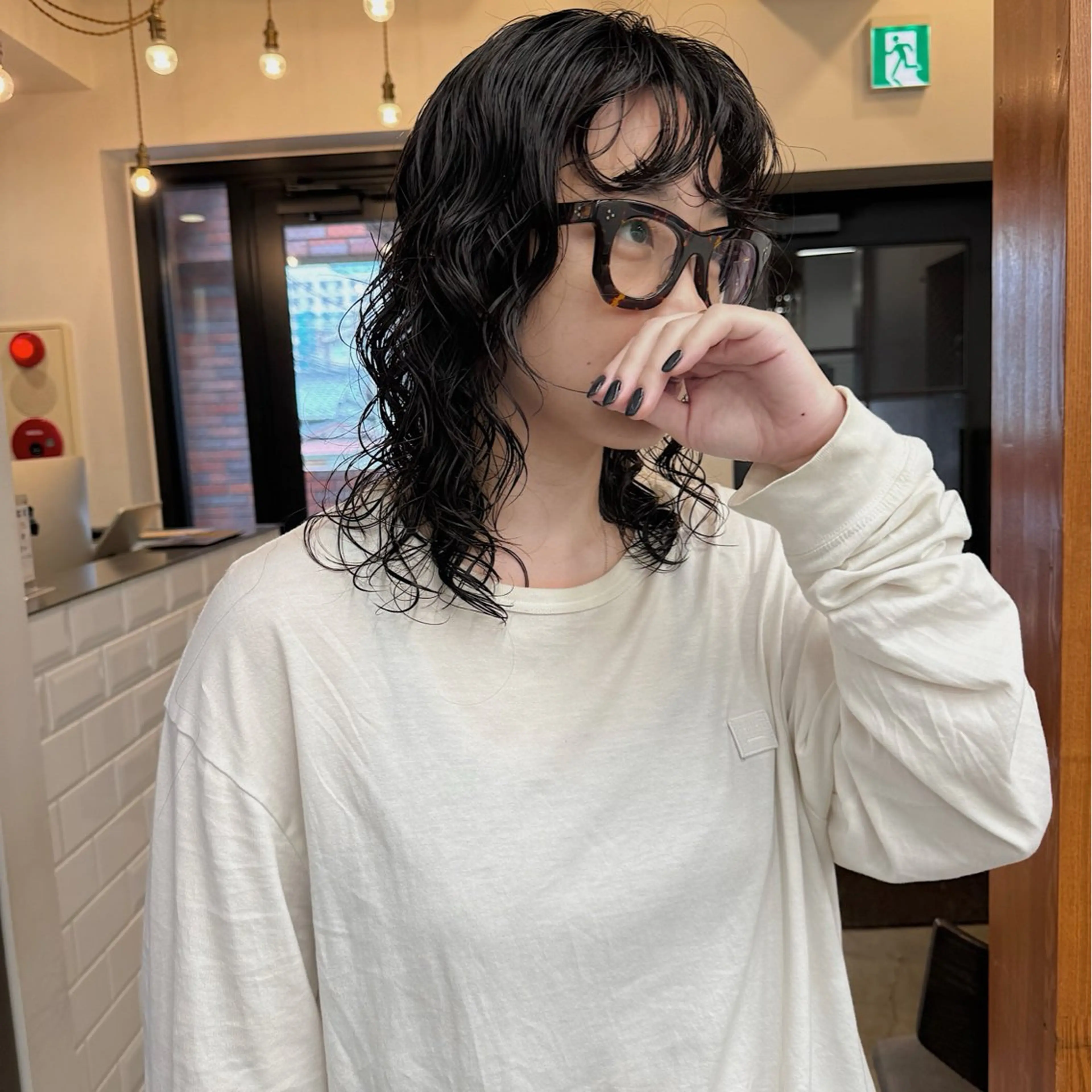 ミディアム パーマ ヘアアレンジ ミディアムパーマ パーマ 🌐サトウ リョウ🌐のその他イメージ