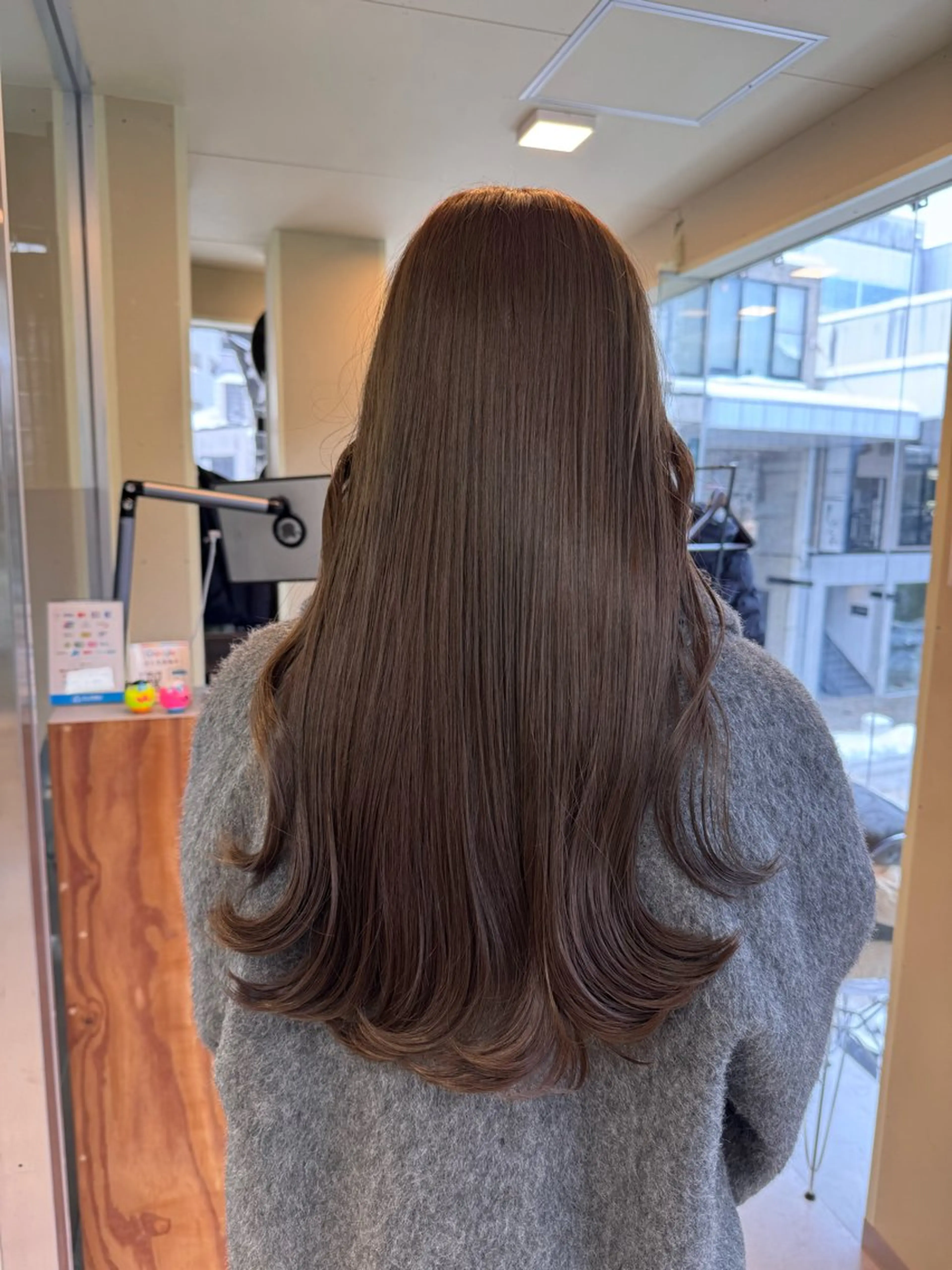 ロング カラー カット ヘアカラー ブリーチなしWカラー レイヤー/KOHNOのヘアスタイル