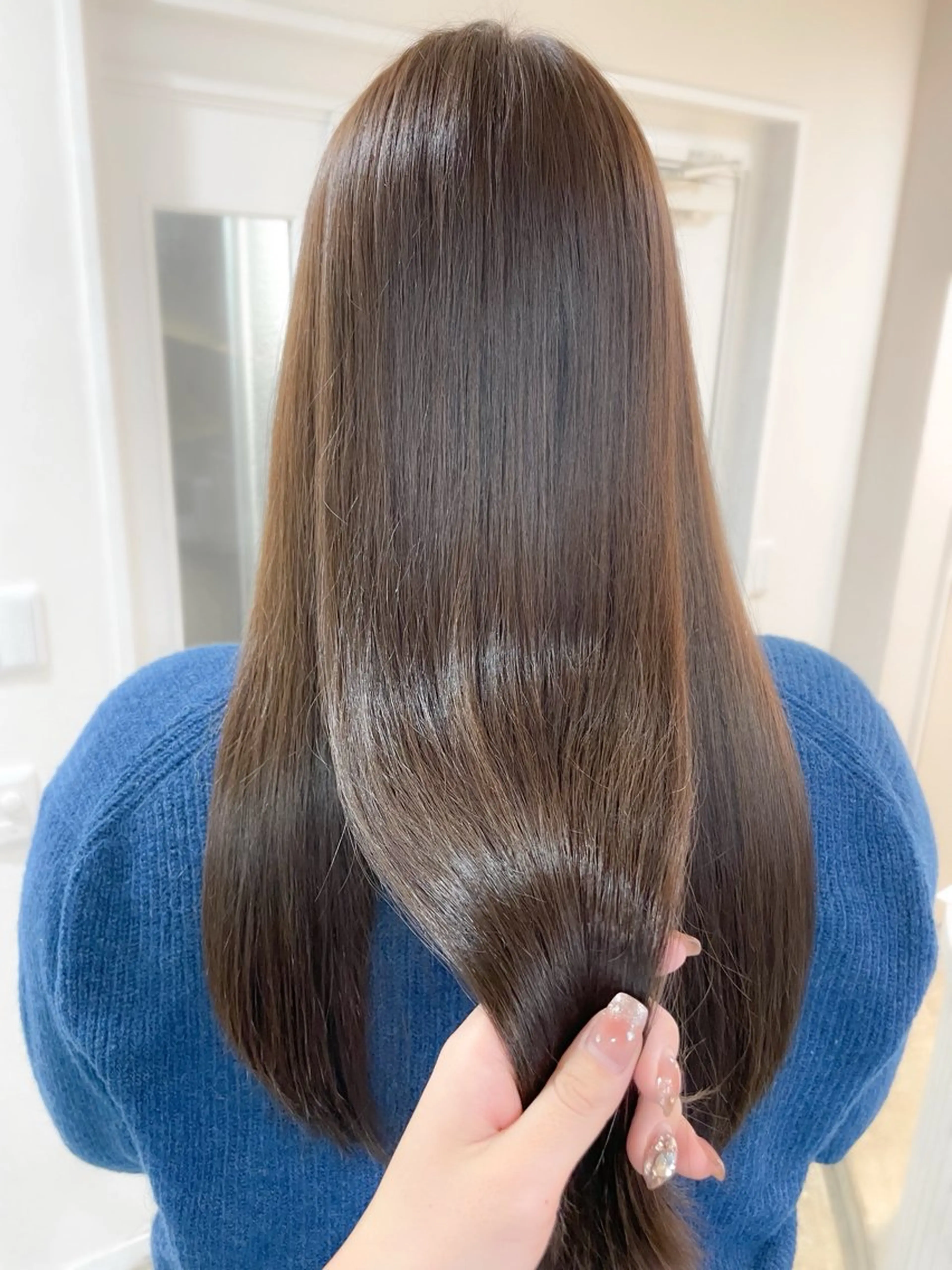 ロング ブリーチ無し透明感 カラー🎀rencaのヘアスタイル