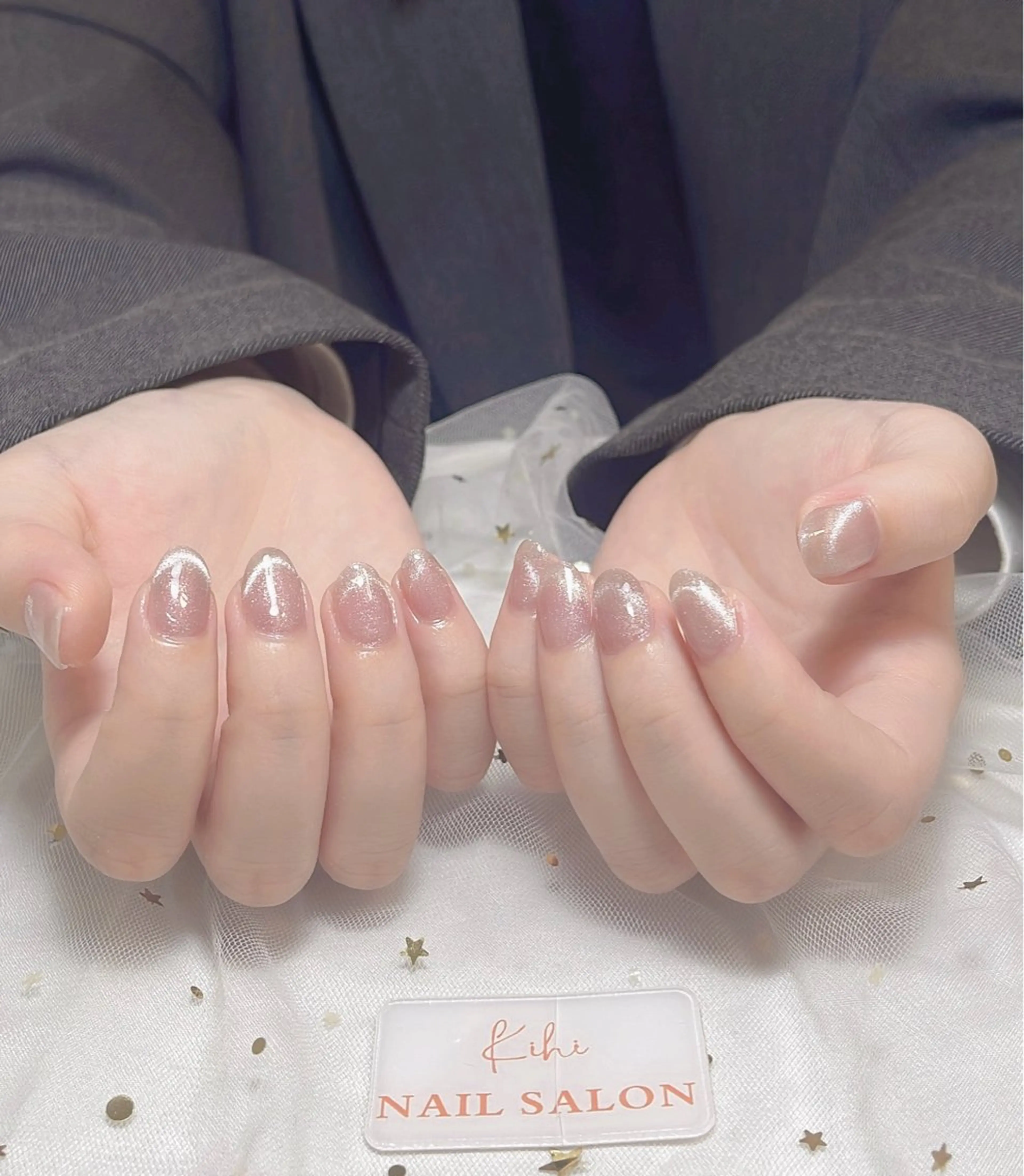 ネイル アートネイル フレンチネイル ジェルネイル グラデーション 韓国ネイル 村中 ハナのネイルデザイン