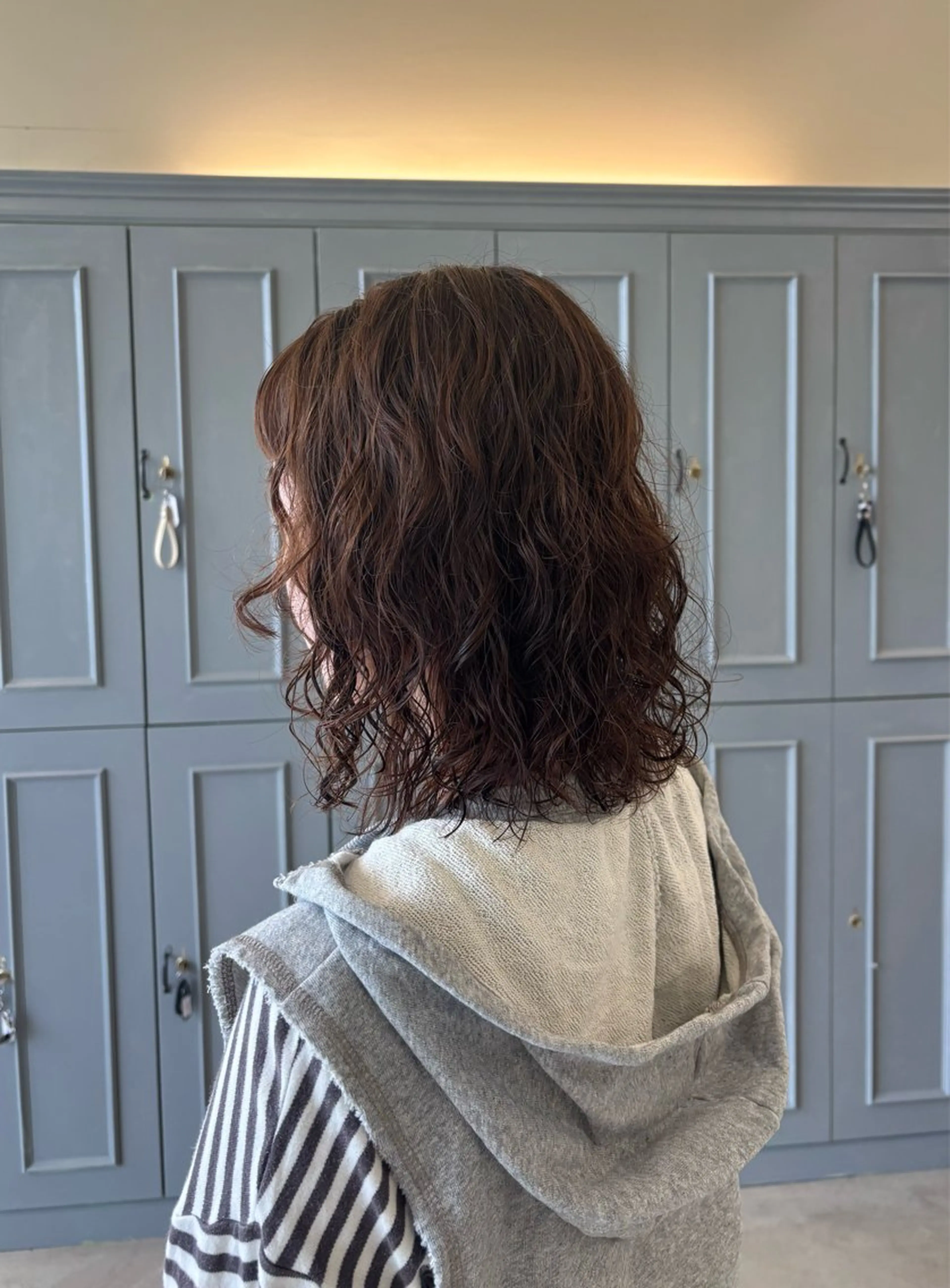 ミディアム ミディアムパーマ カット パーマ BRANCHÉ 高蔵寺☘️ねねほ☘️のヘアスタイル